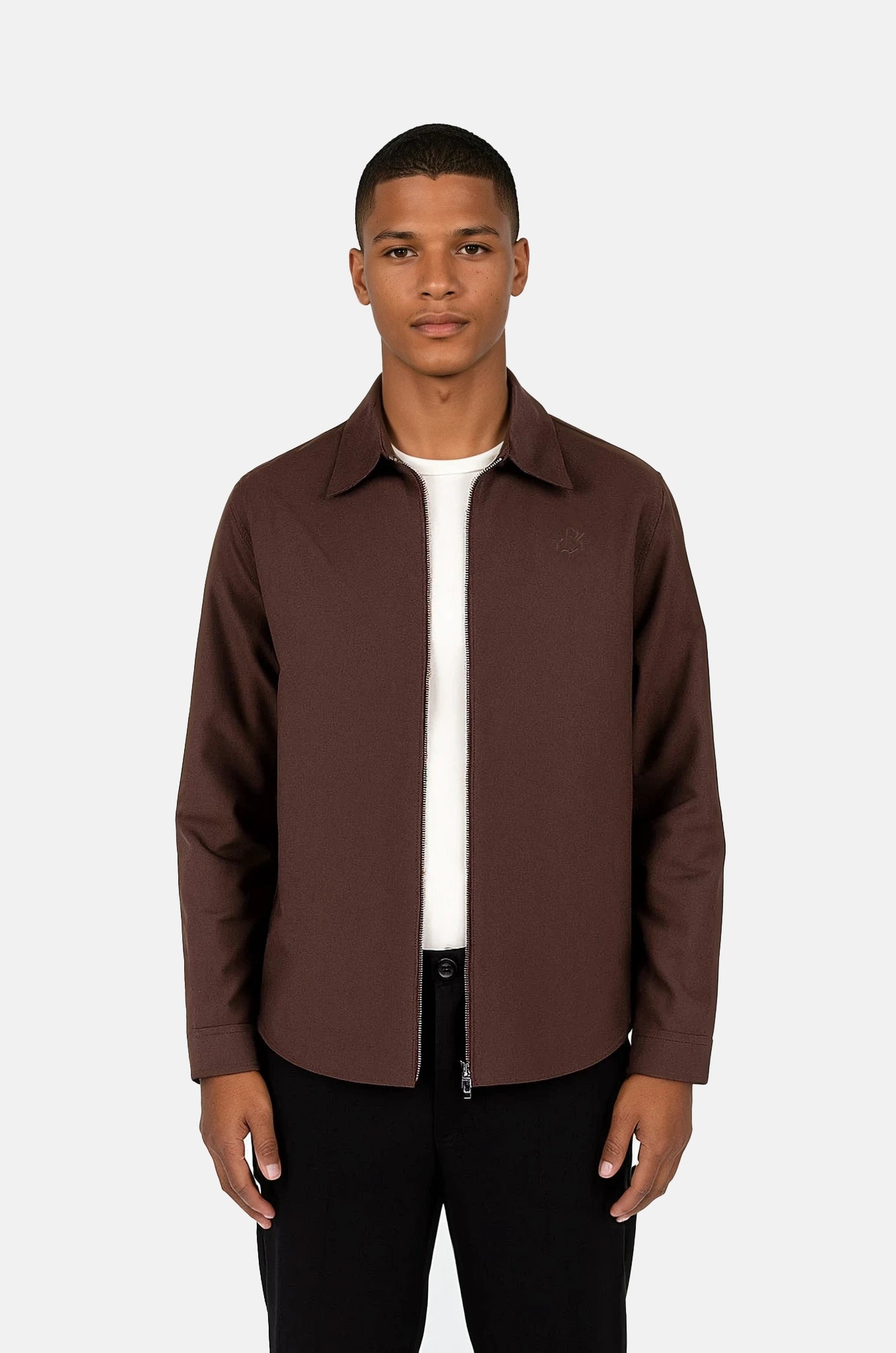 Aden oxford zip - Dark Brown