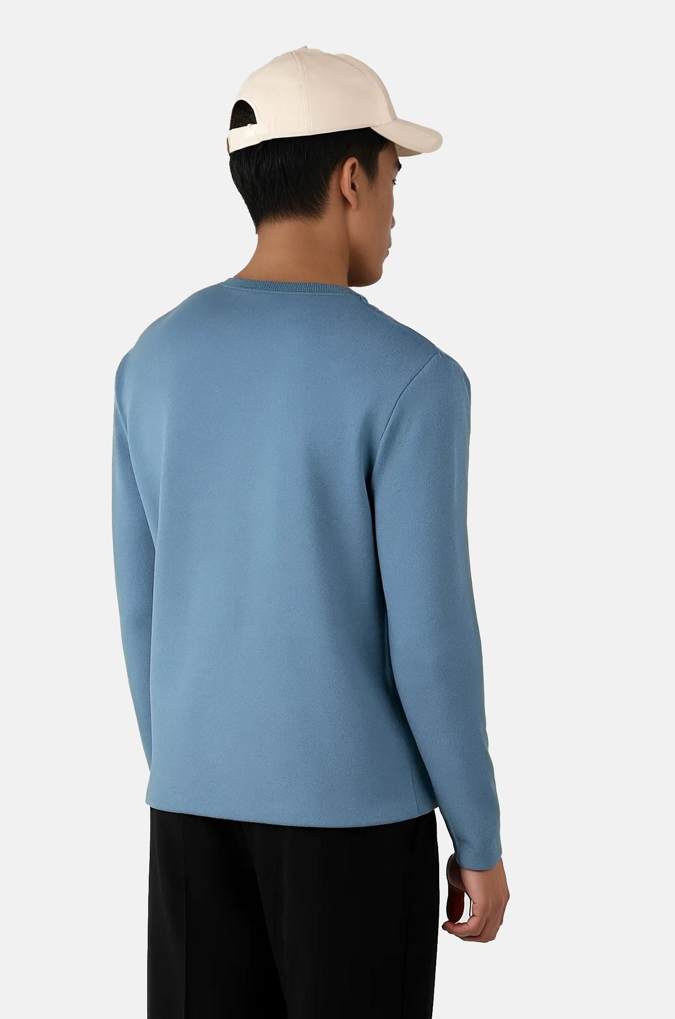 Clark knitted crewneck - Blue