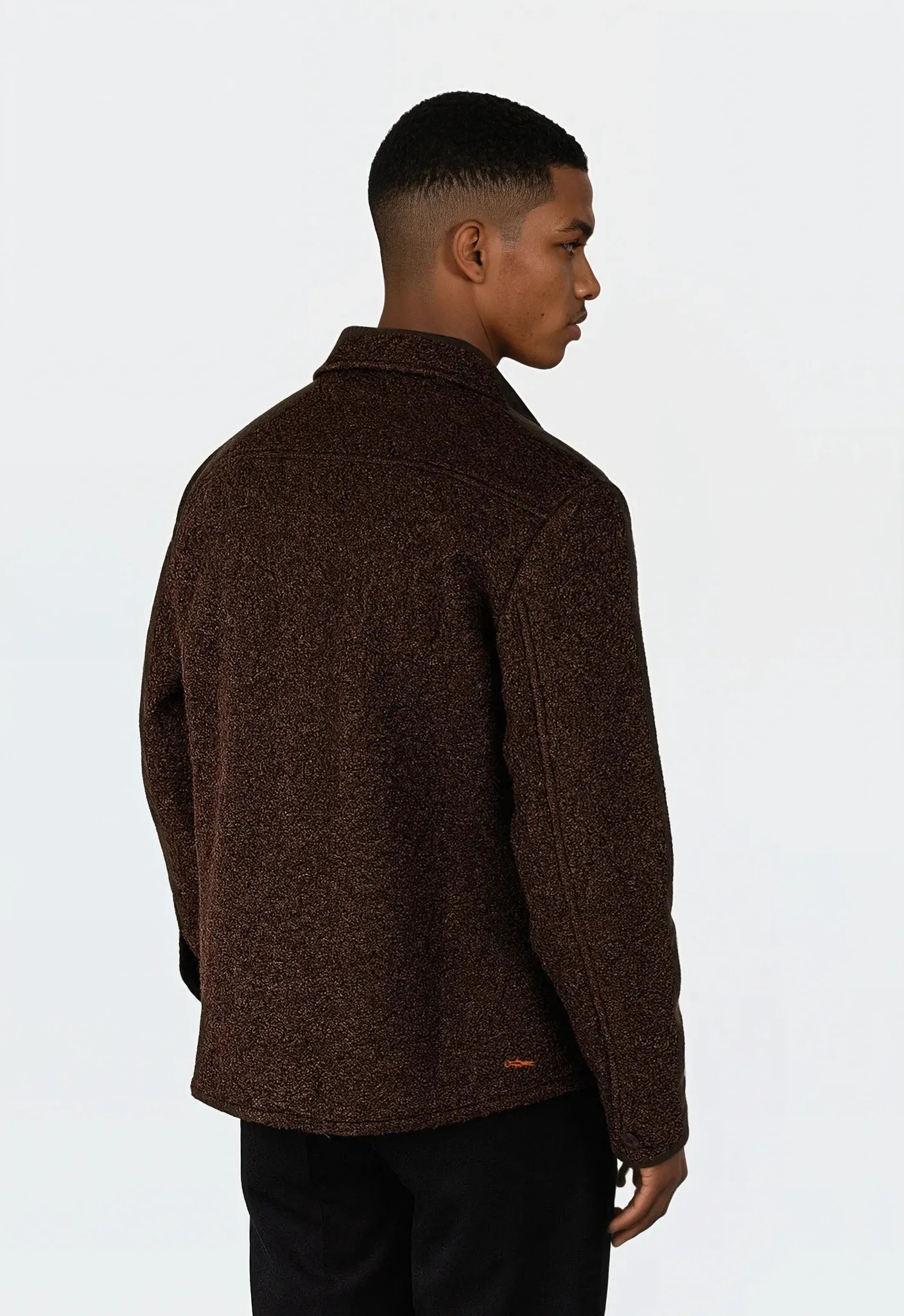 Dani Boucle overshirt - Brun