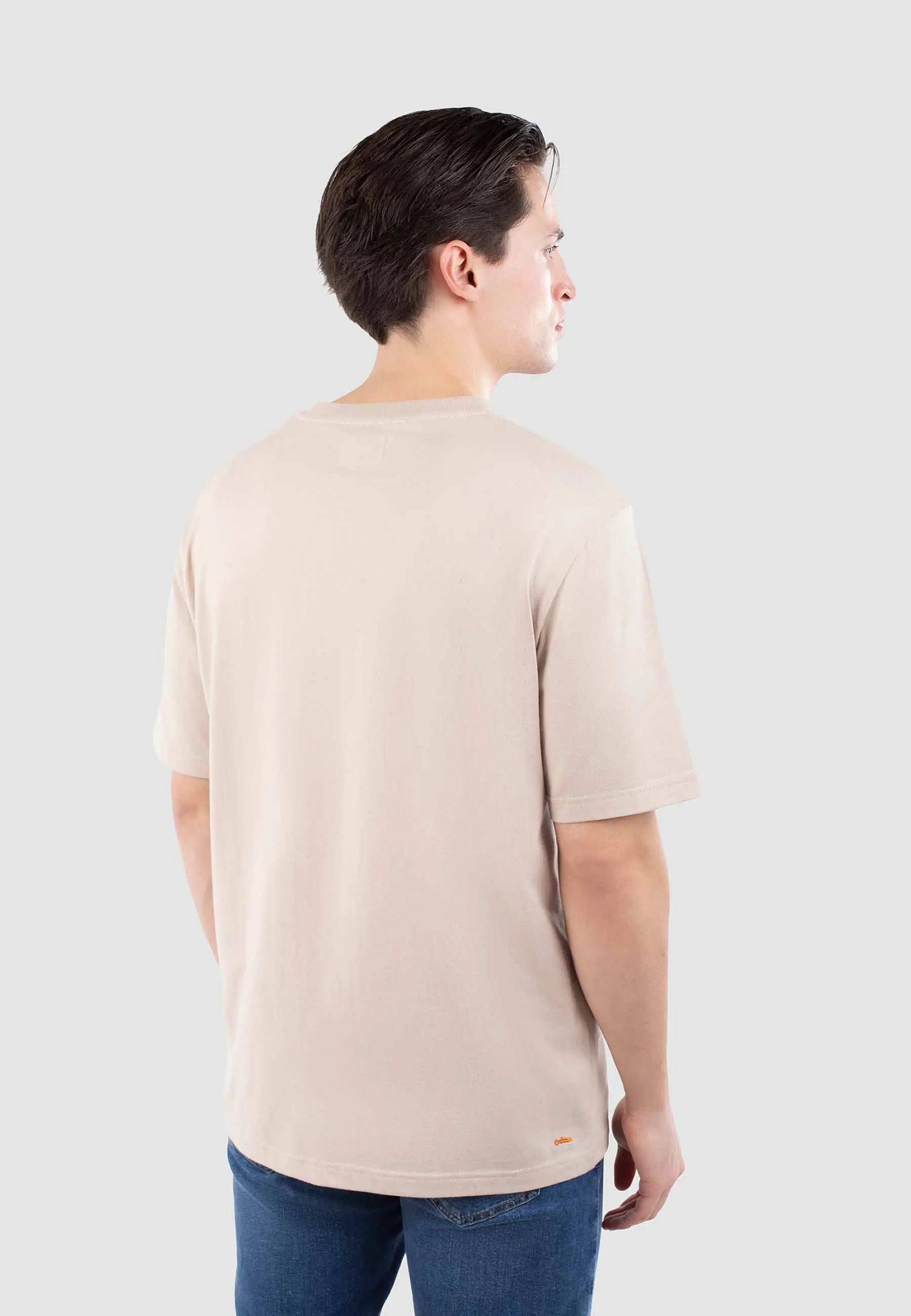 Mico high collar t-shirt - Beige