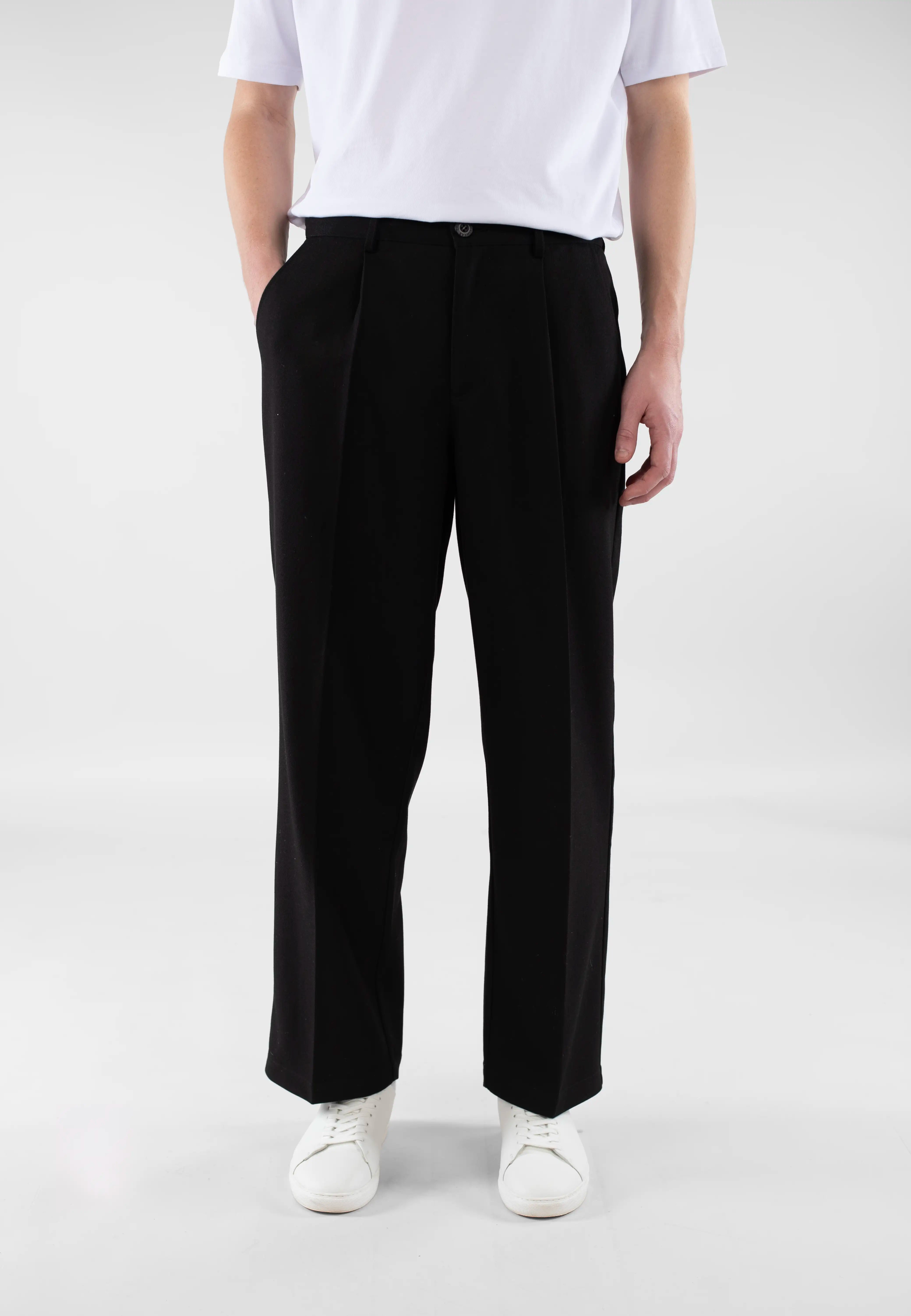 Ethan Heavy Relaxed Fit trousers - Black