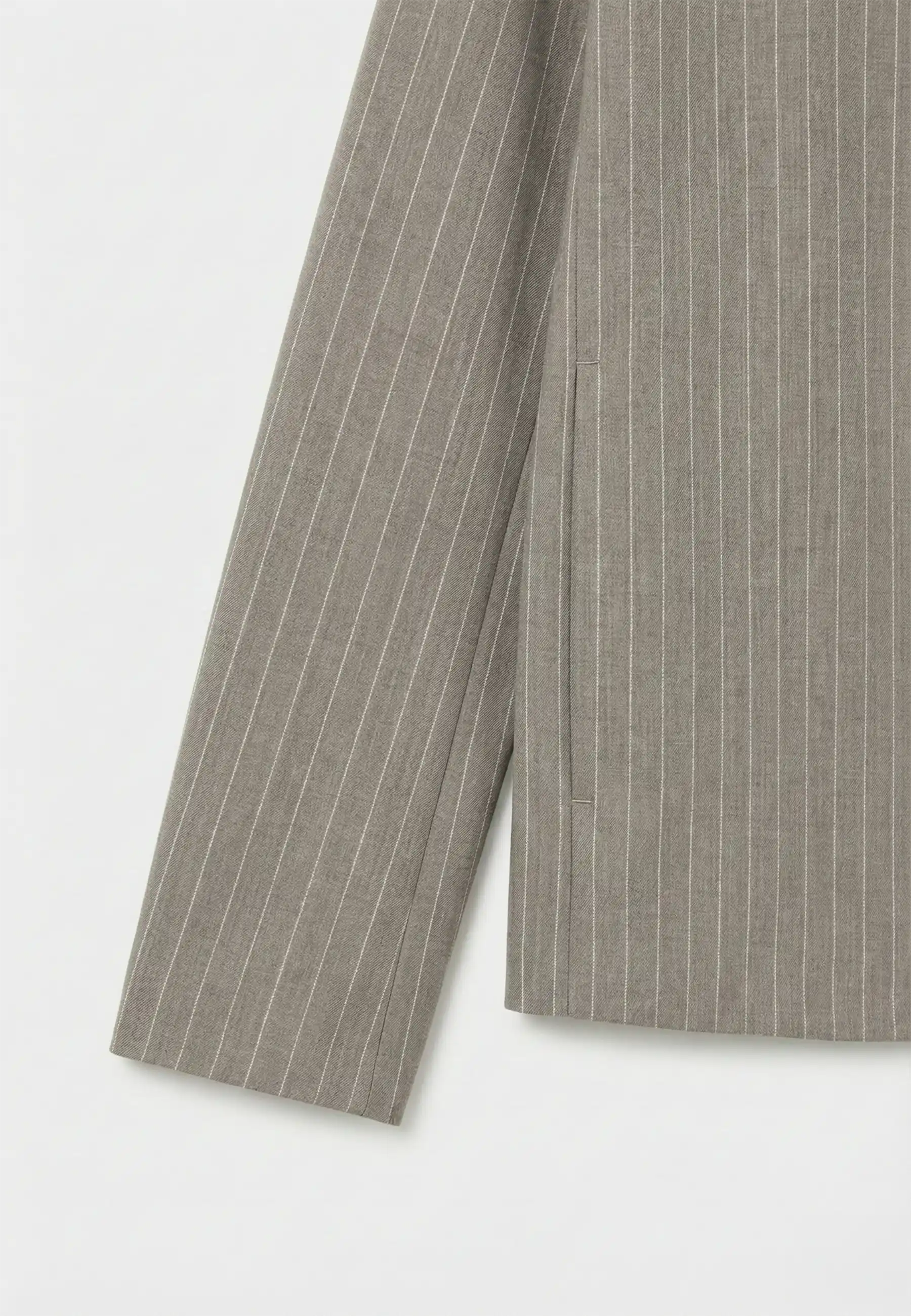 Evander suit zip overshirt - Taupe