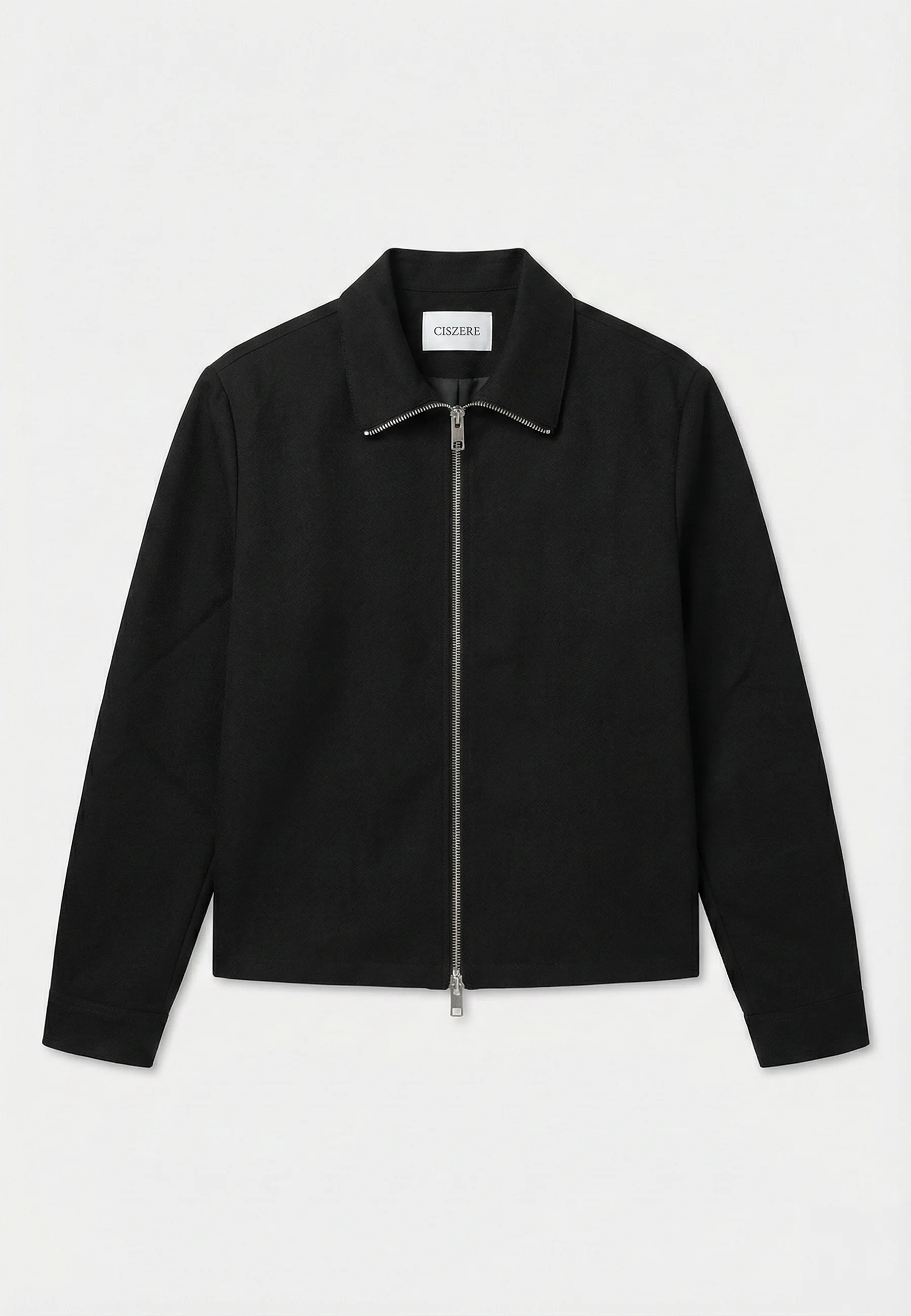 Freddie cropped overshirt - Black