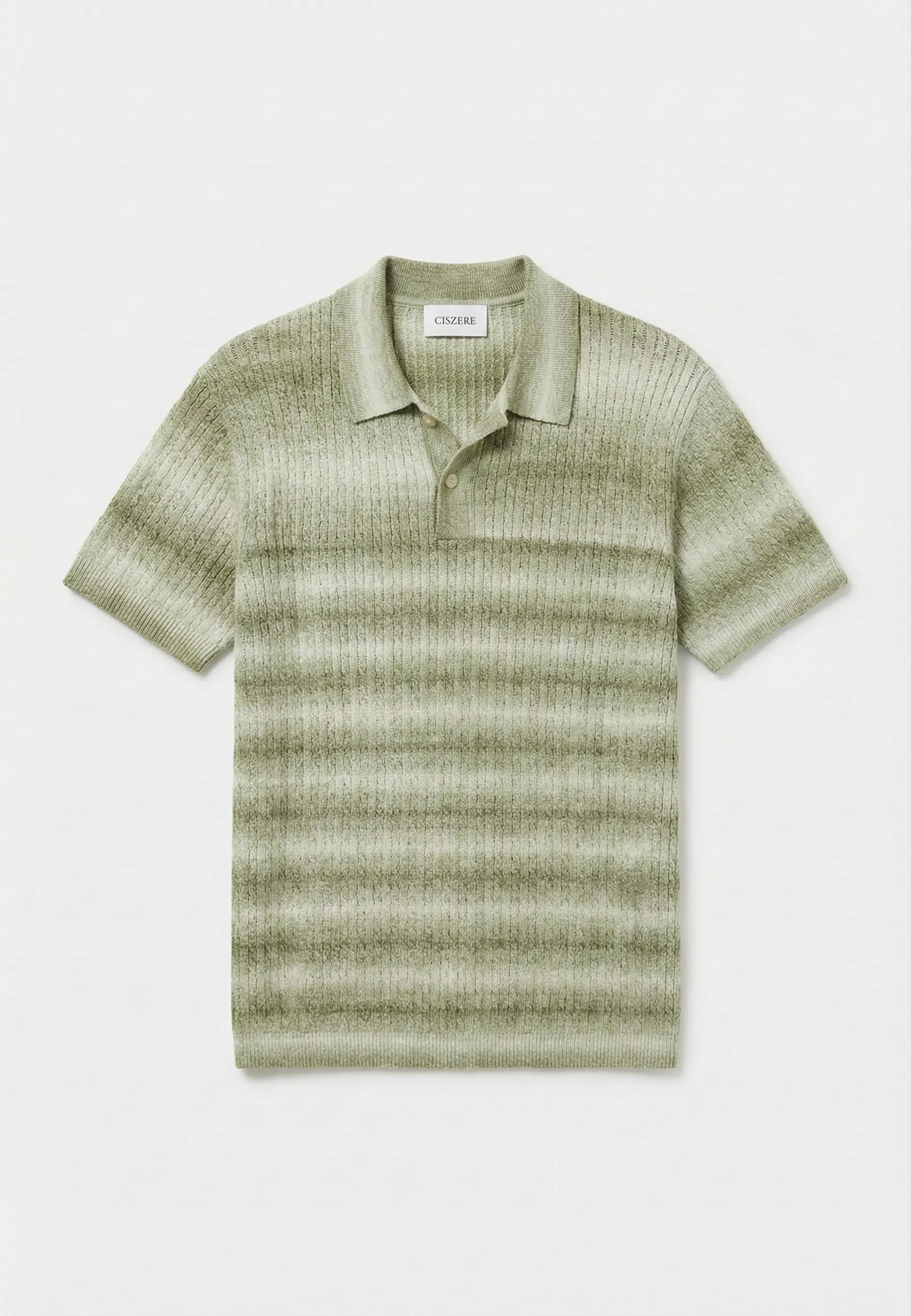 Gabe knitted polo - Green