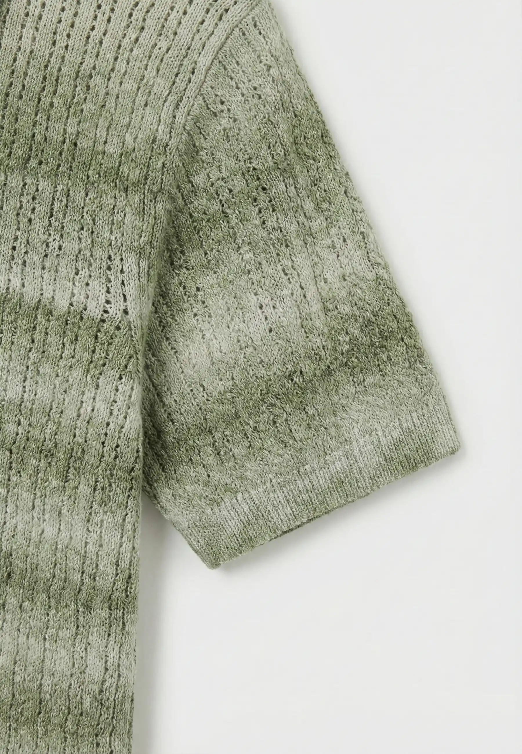 Gabe knitted polo - Green