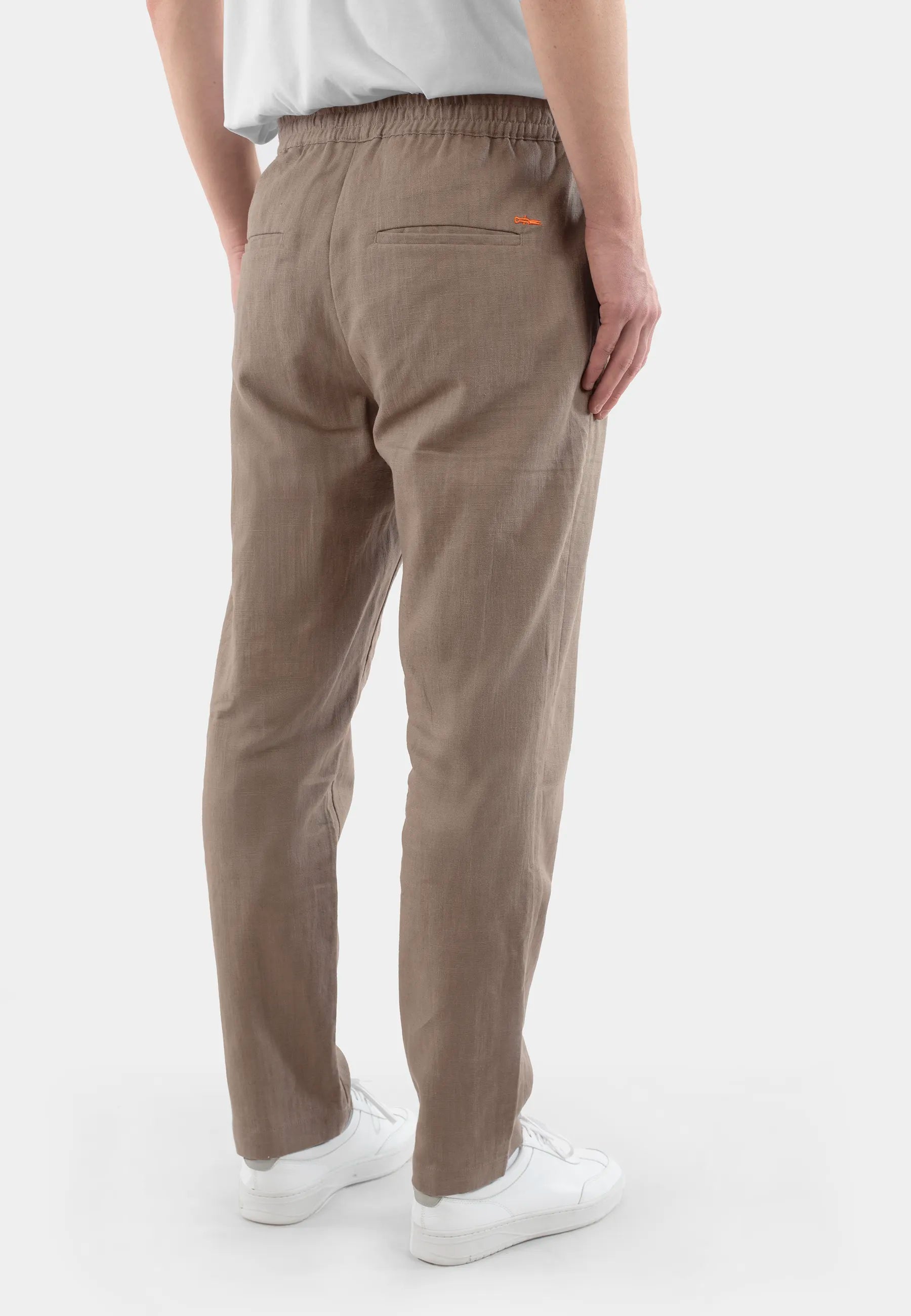 Linen zip set - Cappuchino