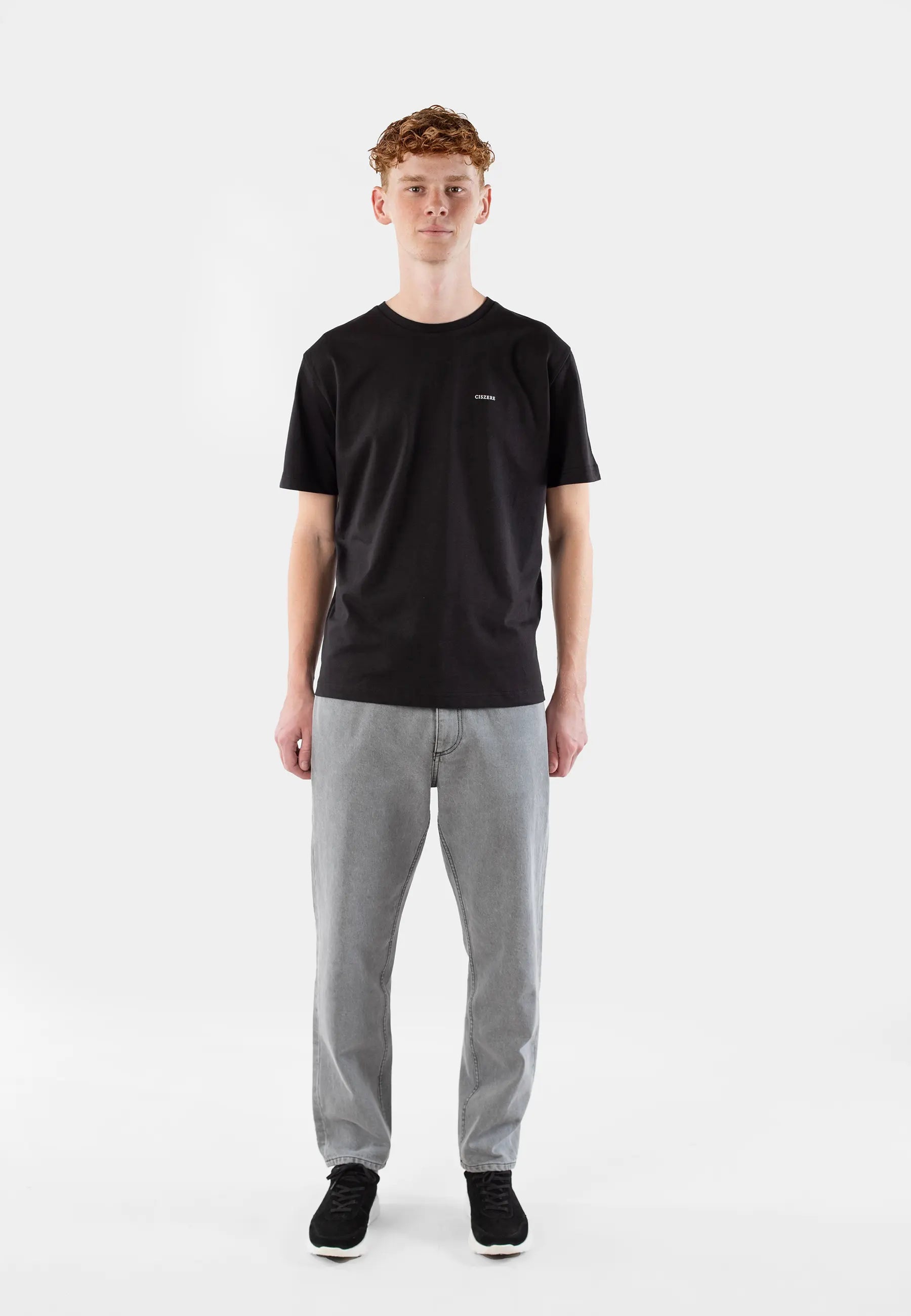 Jace printed t-shirt  - Black