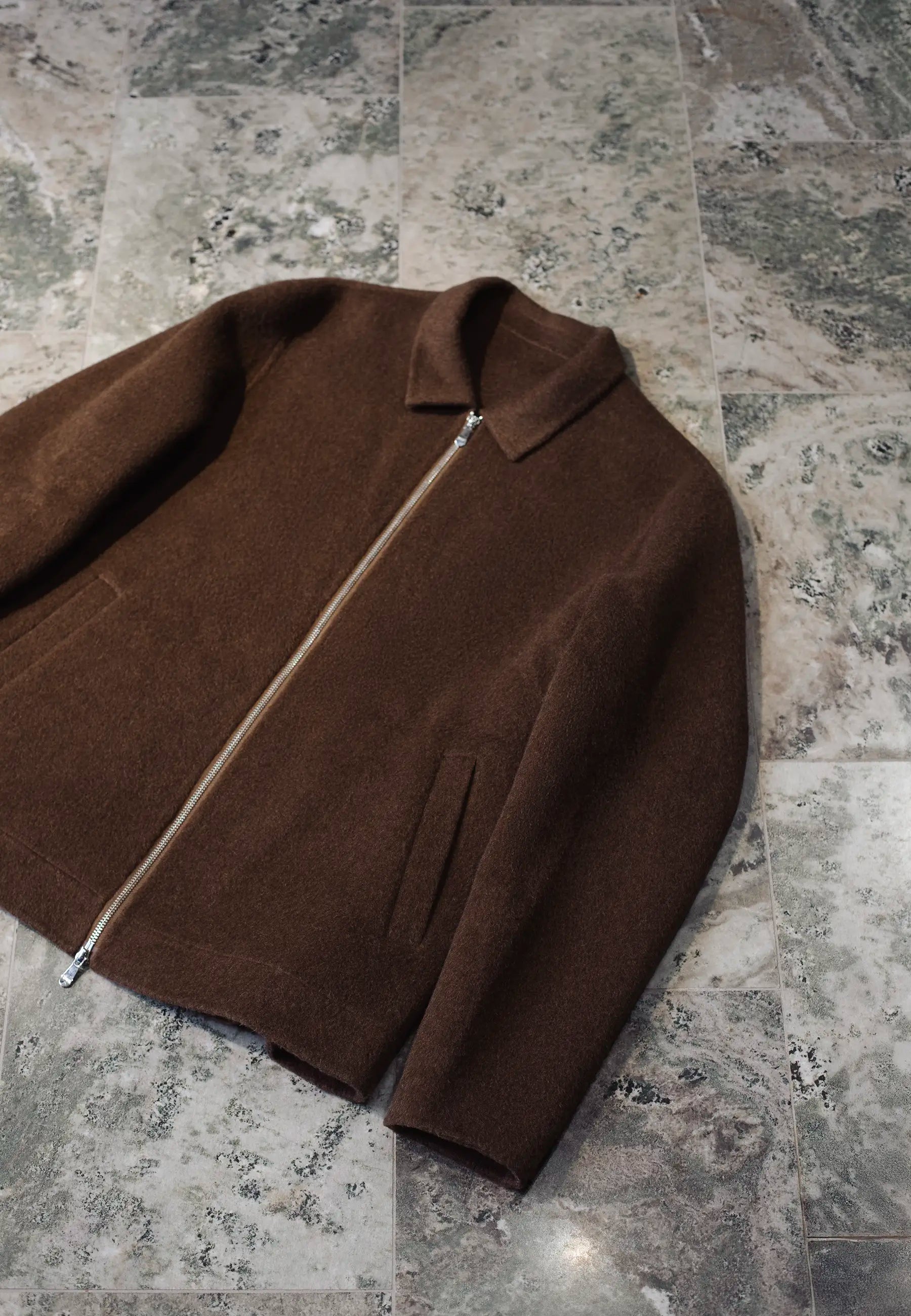 Quinn wool jacket - Brown