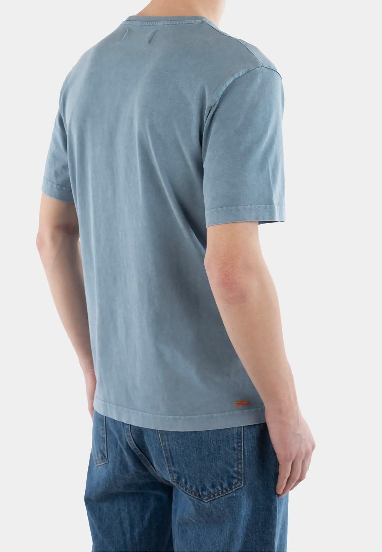 Gene ellipse washed t-shirt - Copen blue