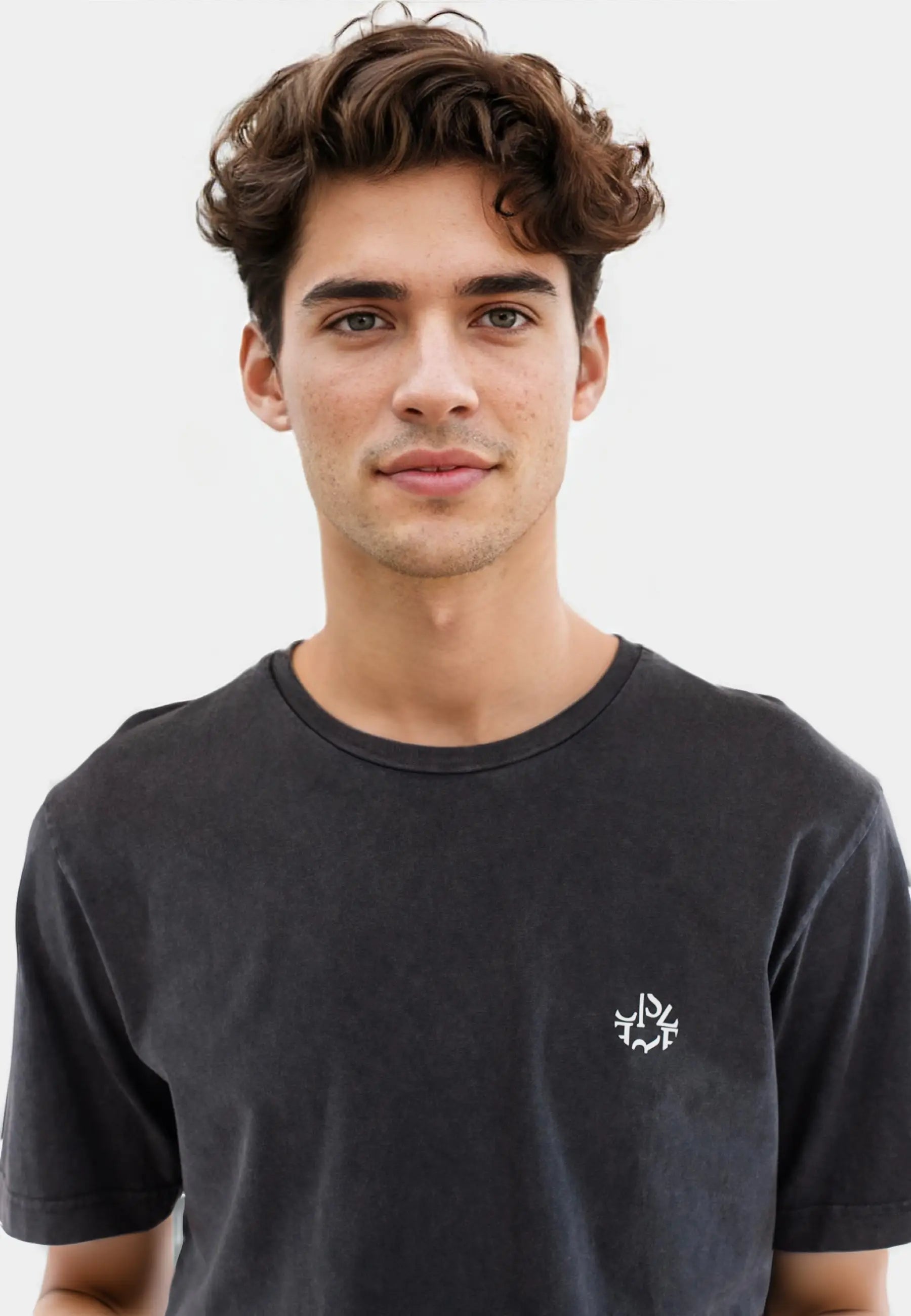 Gene ellipse washed t-shirt - Black