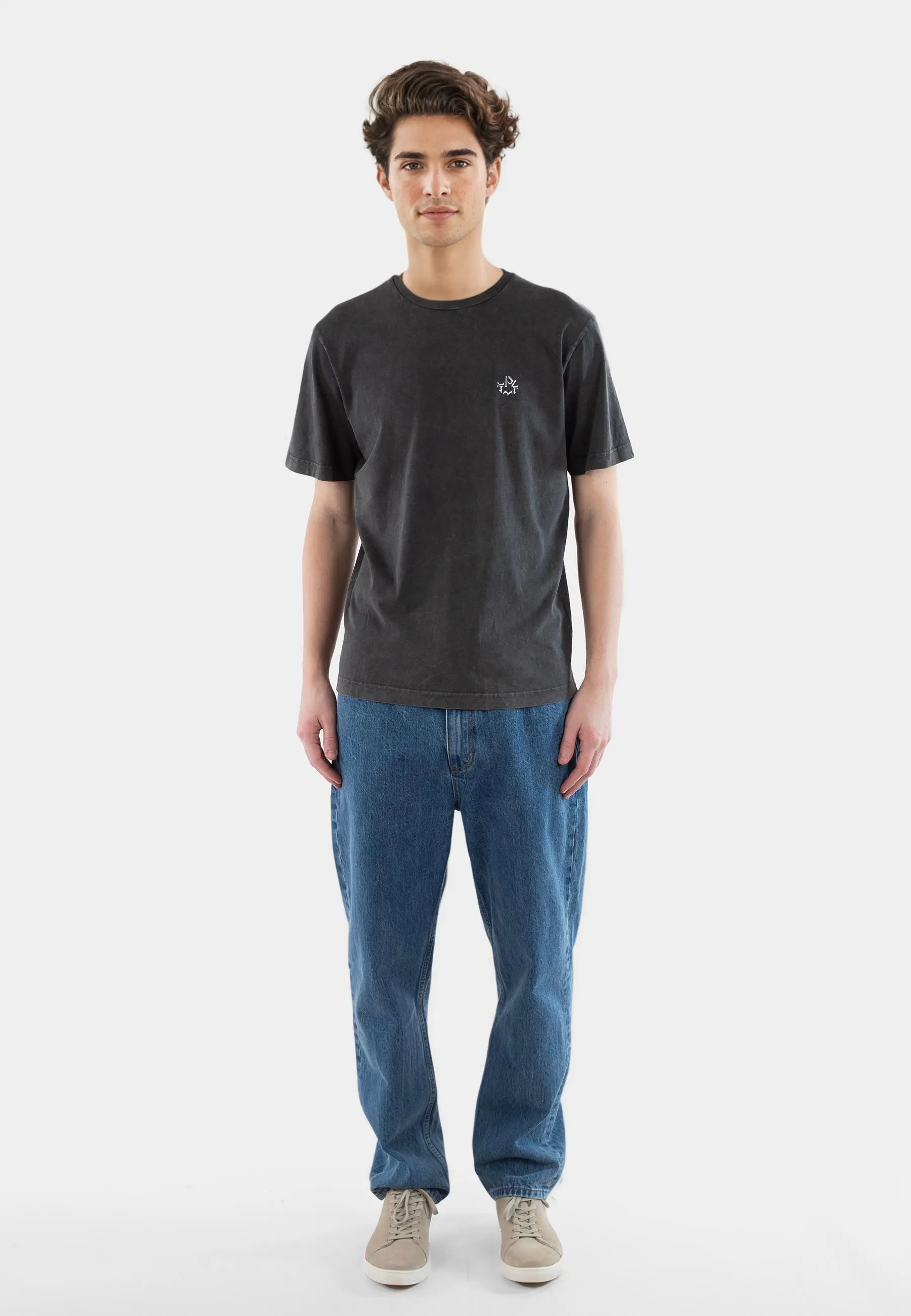 Gene ellipse washed t-shirt - Black