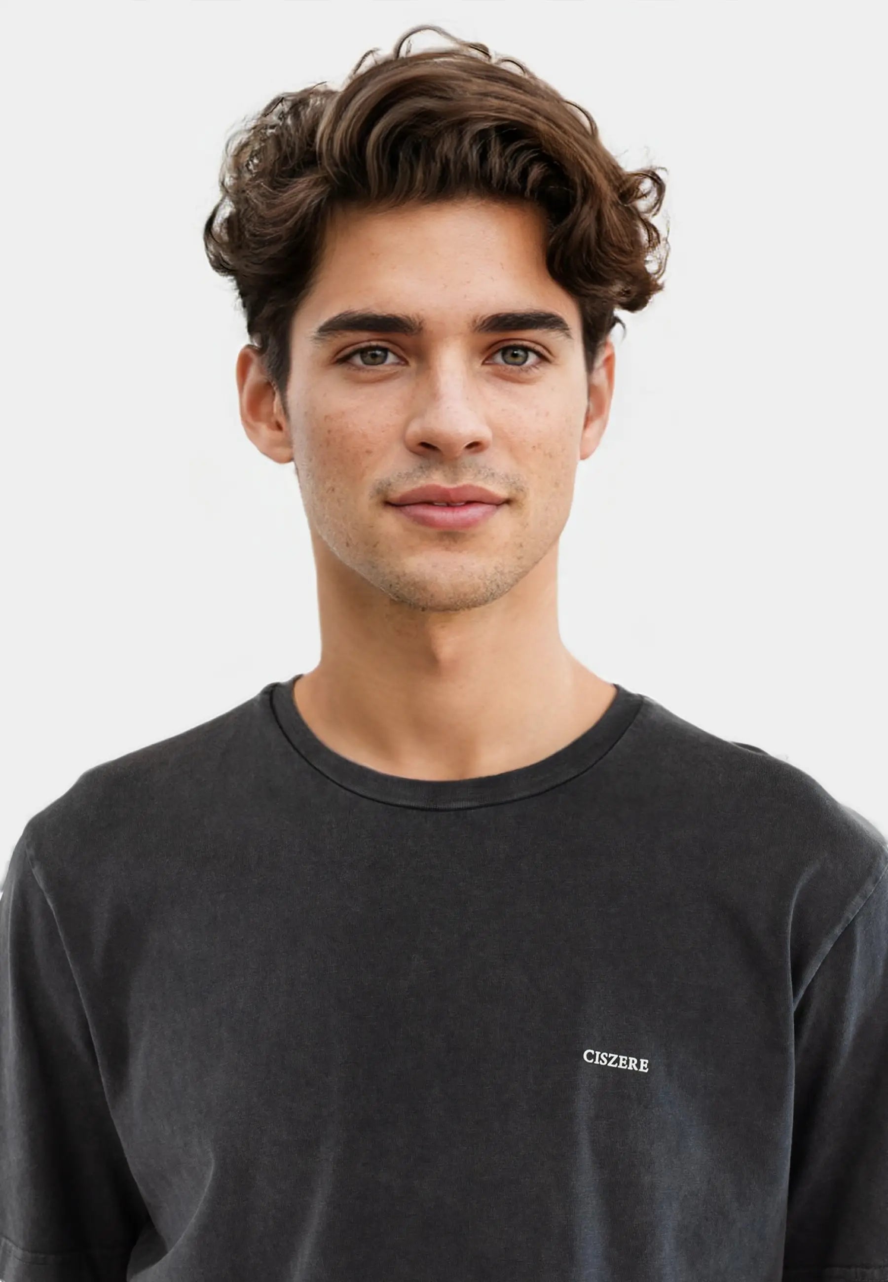 Tyler tvättad t-shirt - Svart