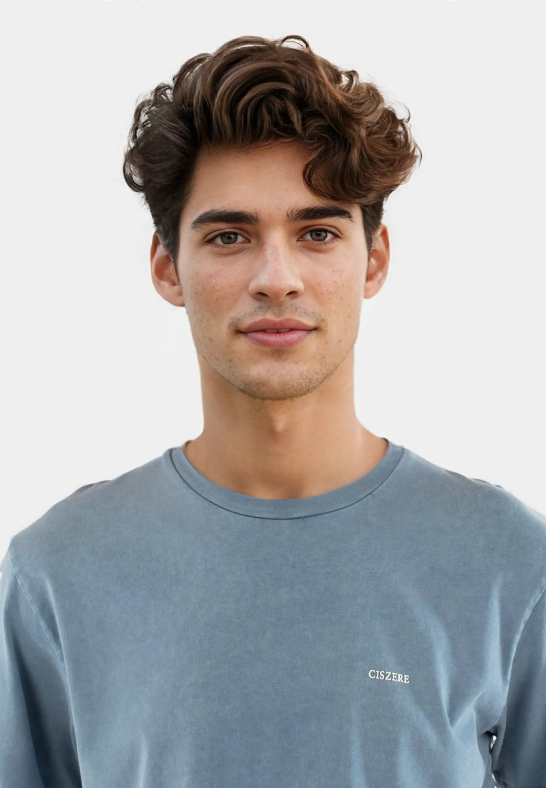 Tyler tvättad t-shirt - blå