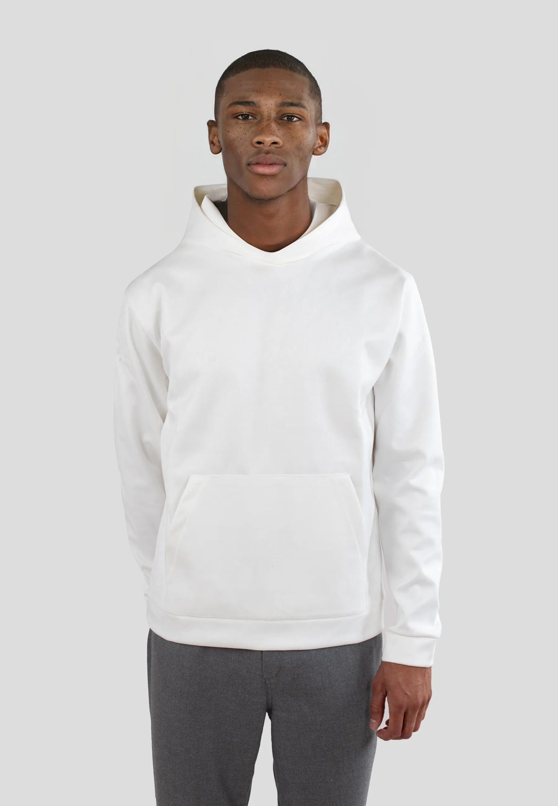 Sami faux suede hoodie - Off white