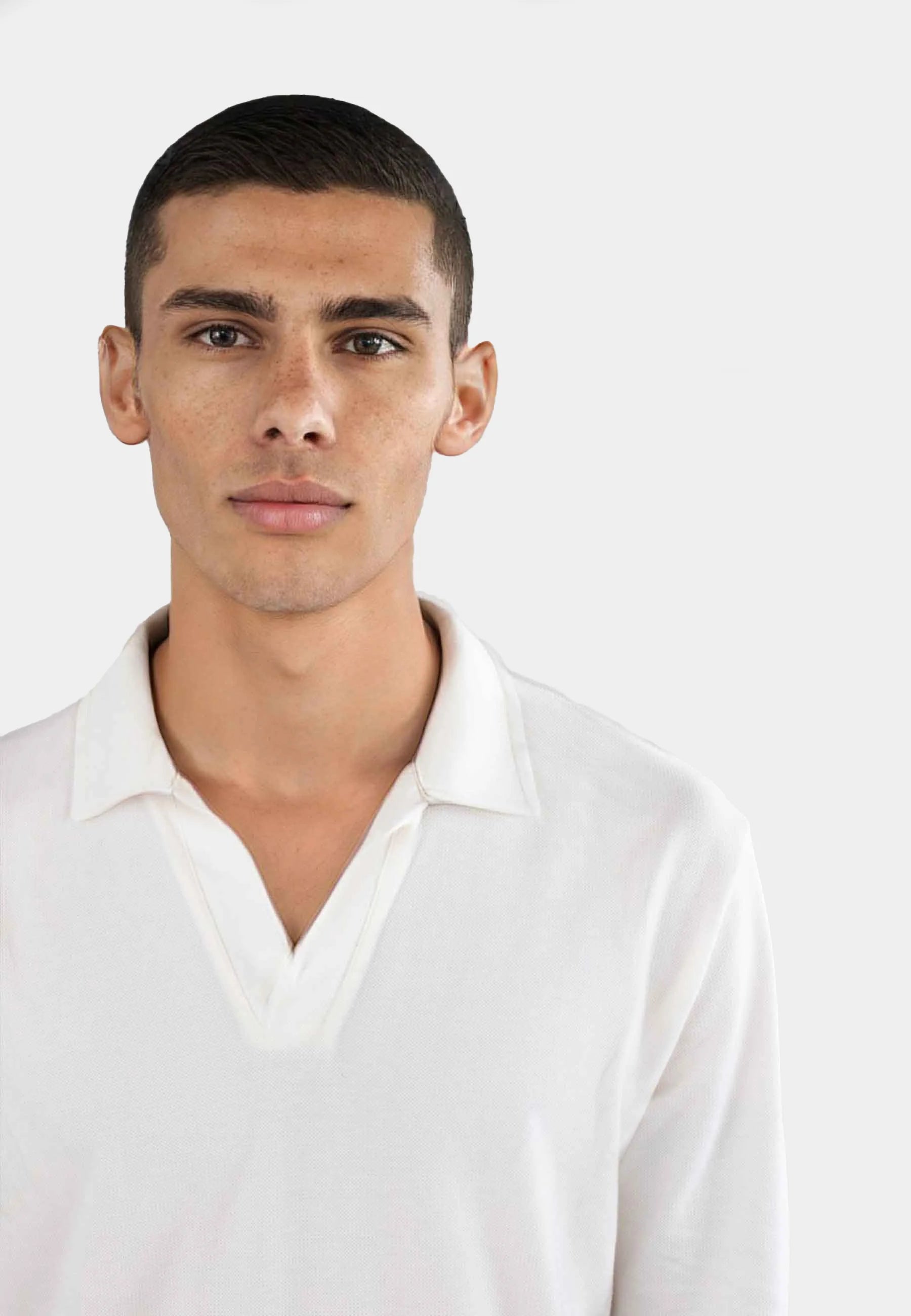 Nelson pique longsleeve - Off white