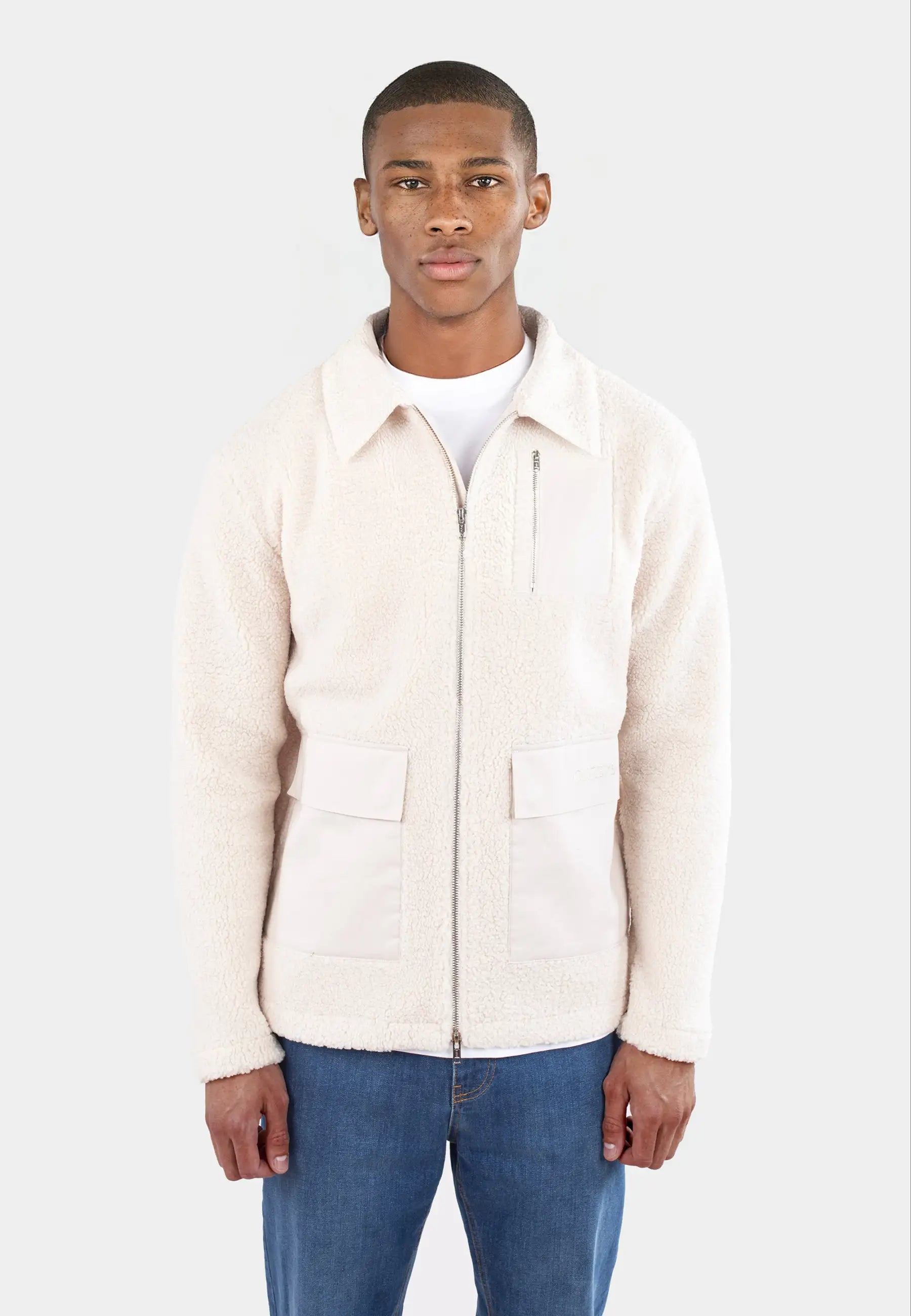 Jaden pile jacket - Light beige