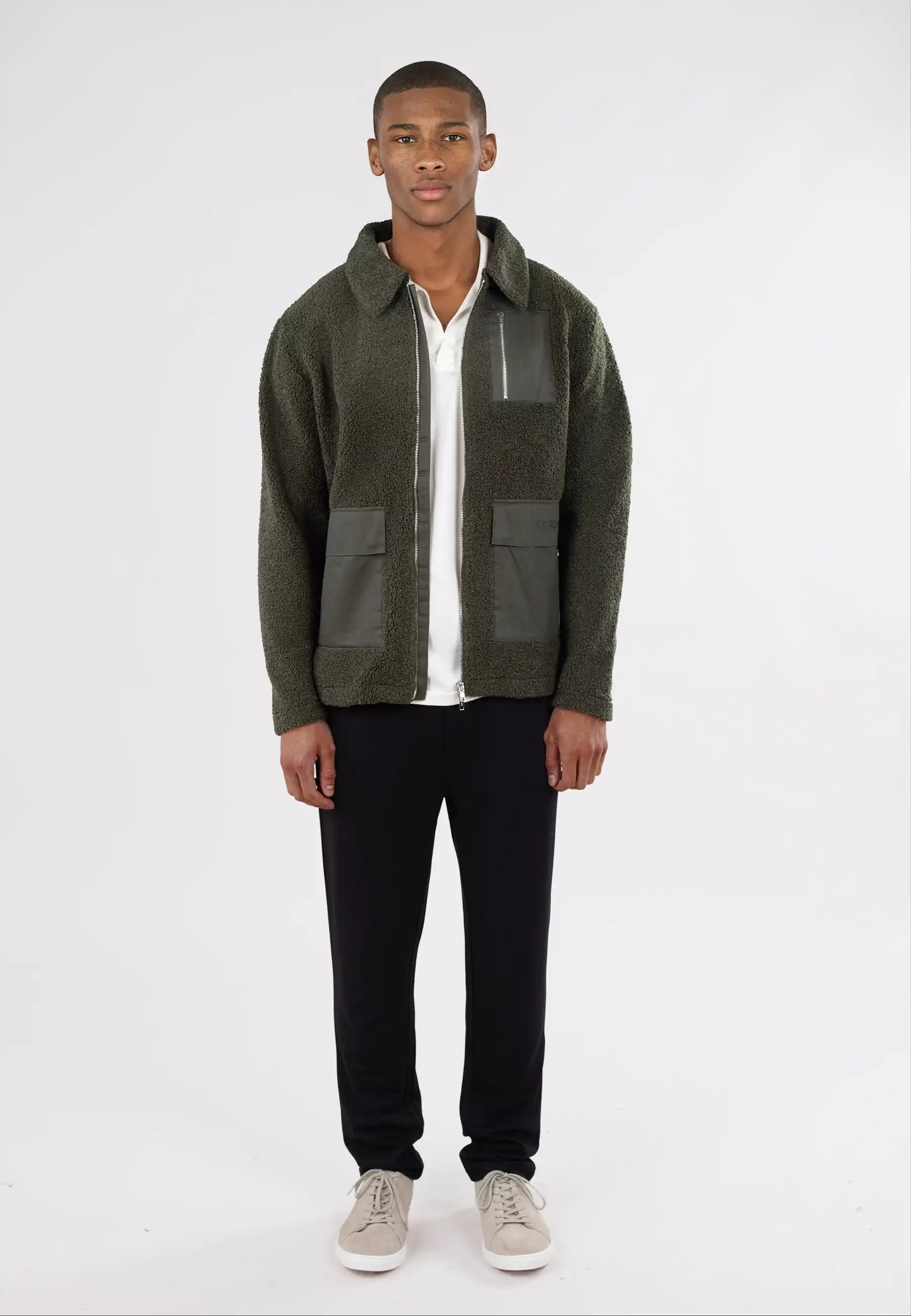 Jaden pile jacket - Moss green