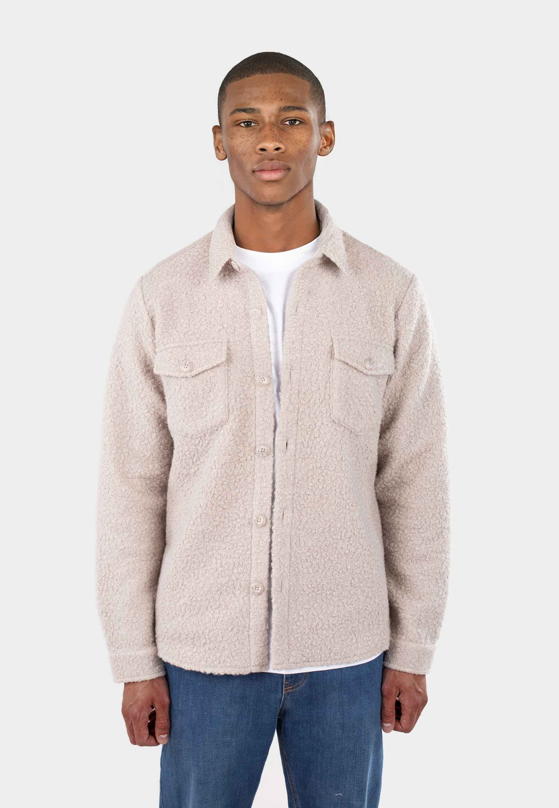 Dani Boucle overshirt - Beige