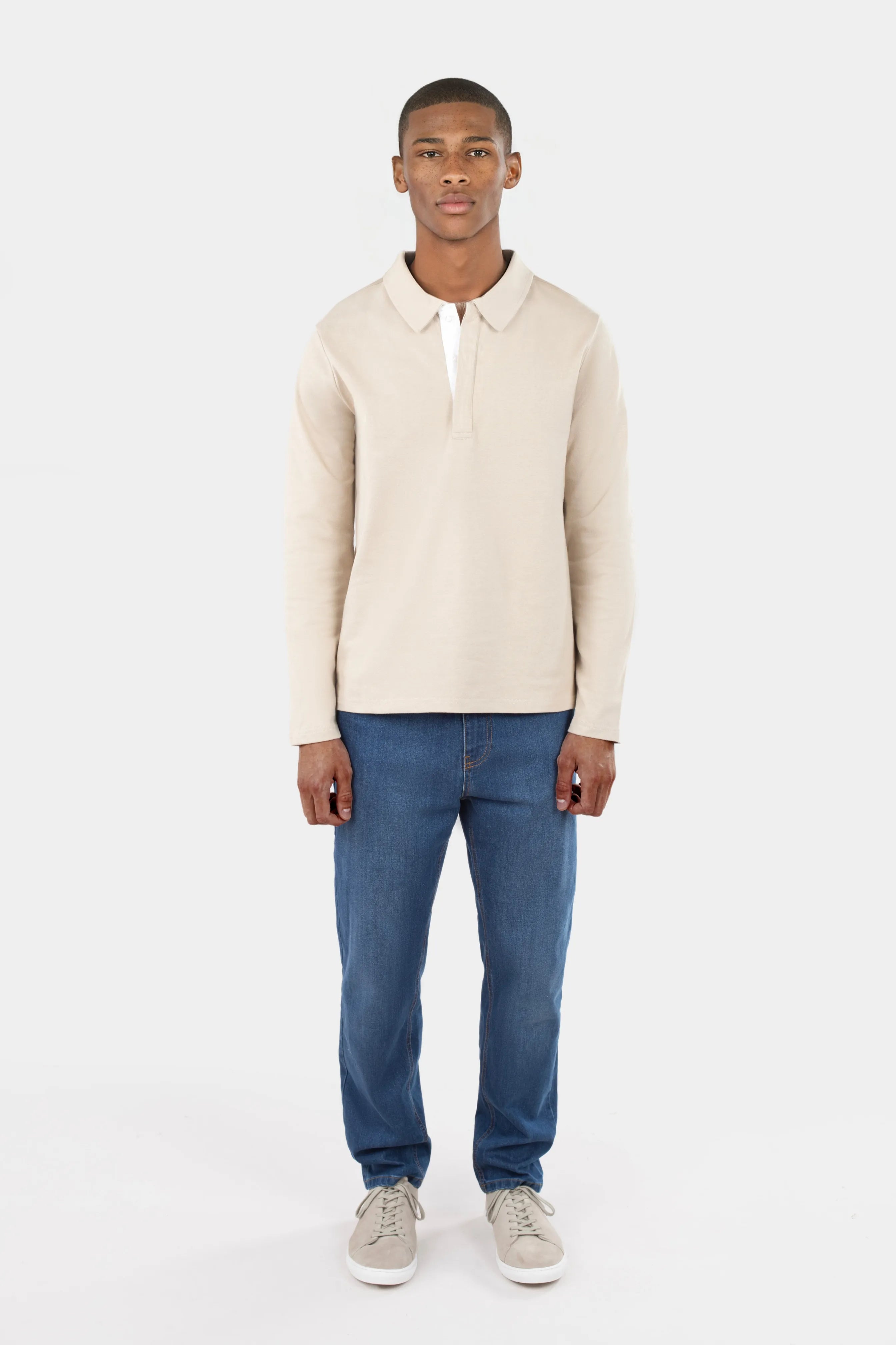 Wesley Rugger Sweater - Sand