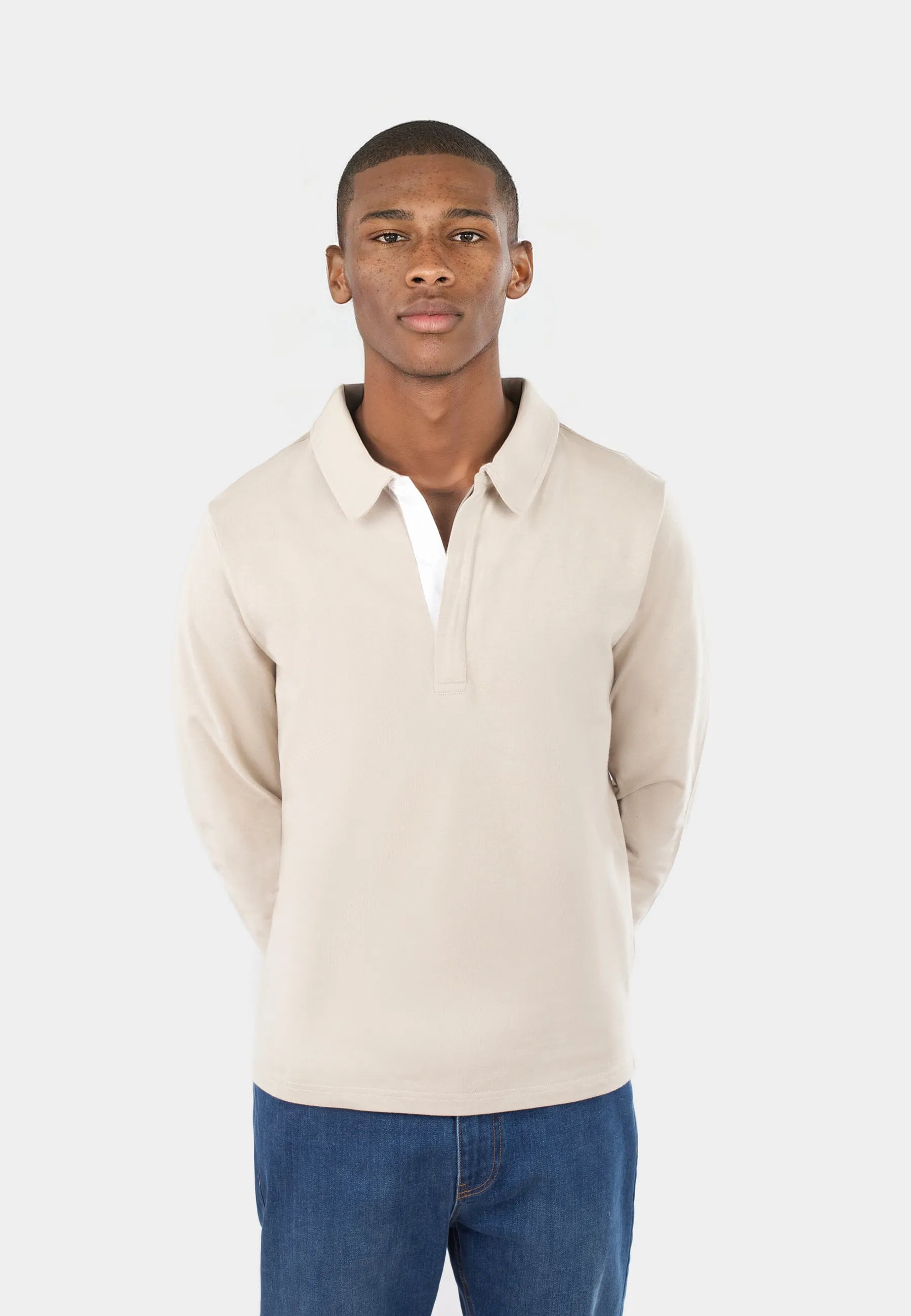 Wesley Rugger Sweater - Sand