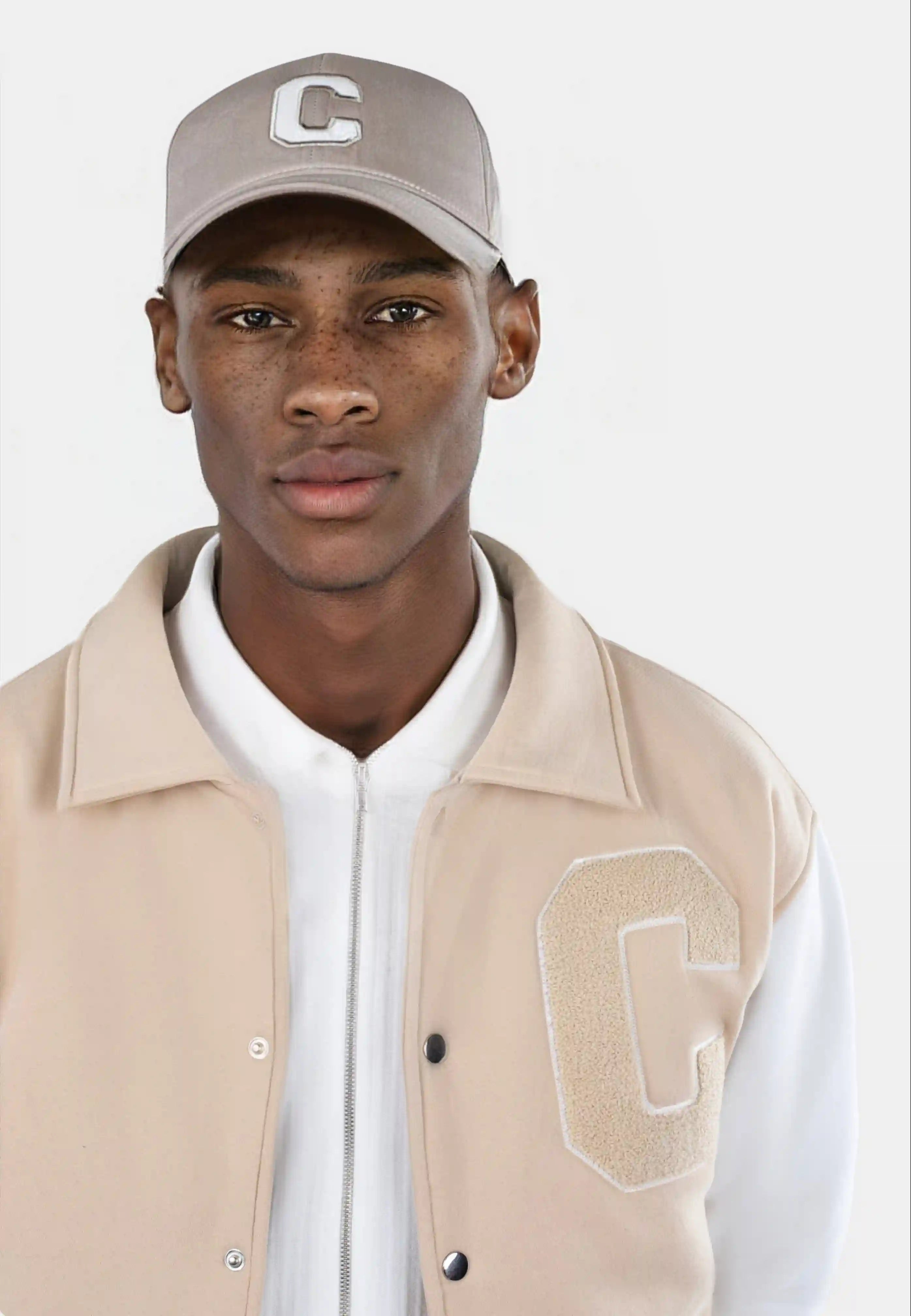 Jason varsity jacket - Sand