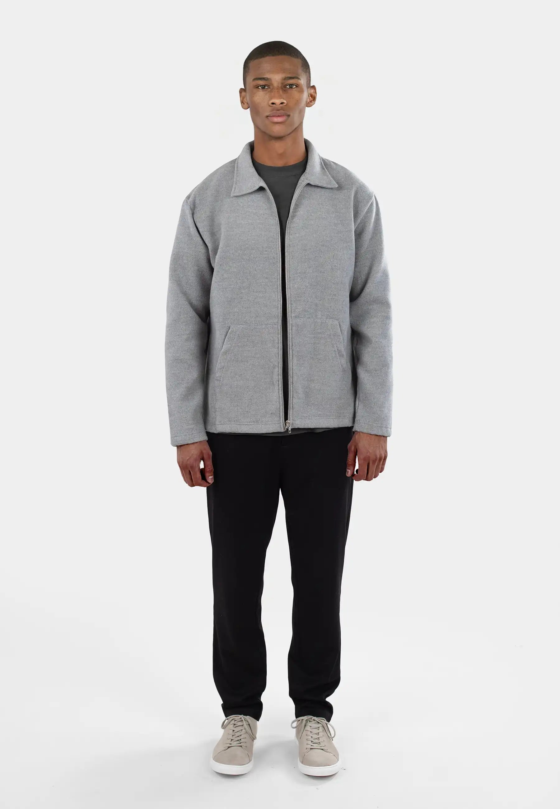 Ilon overshirt - Ljus grå