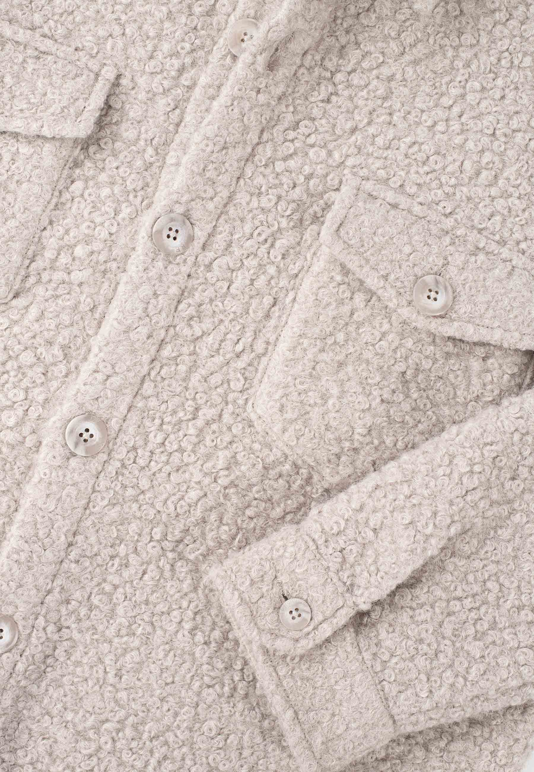 Dani Boucle overshirt - Beige