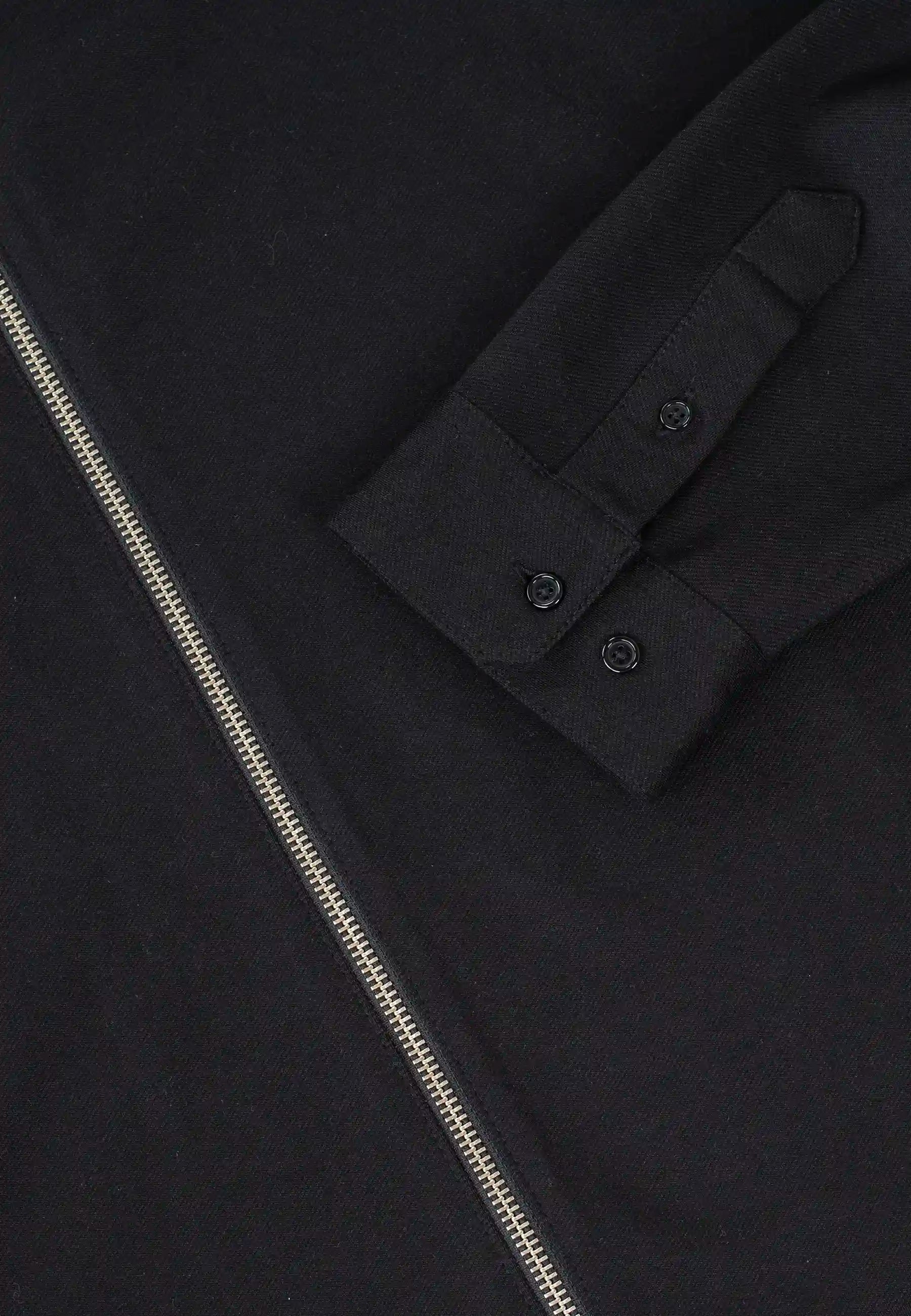 Aden Superior Stretch Overshirt - Black