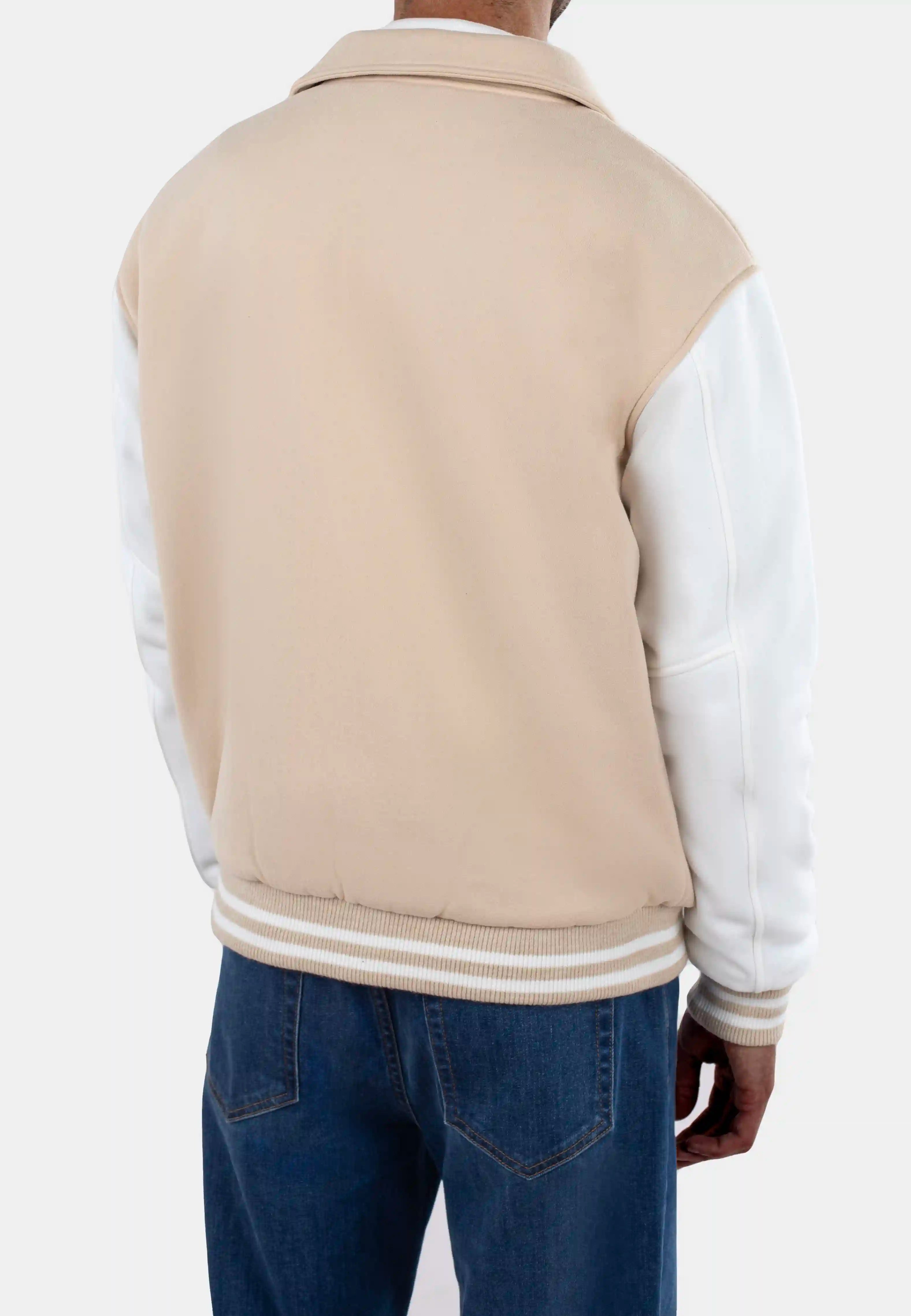 Jason varsity jacket - Sand