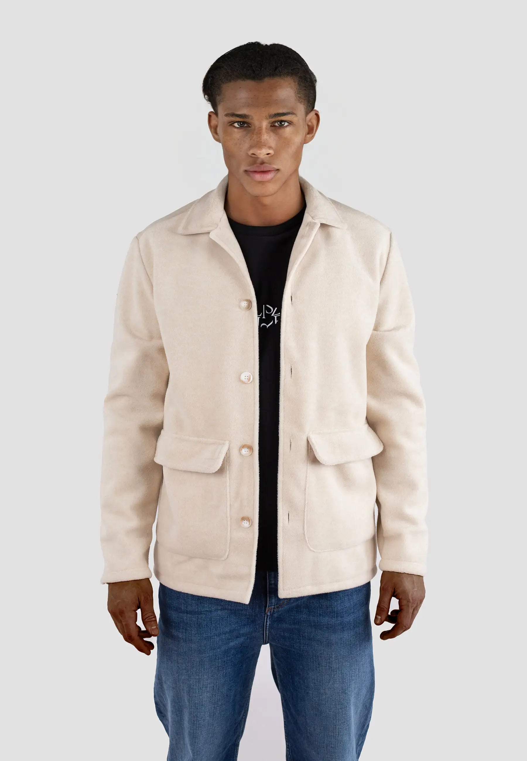 Charlie wooltouch jacket -  Beige