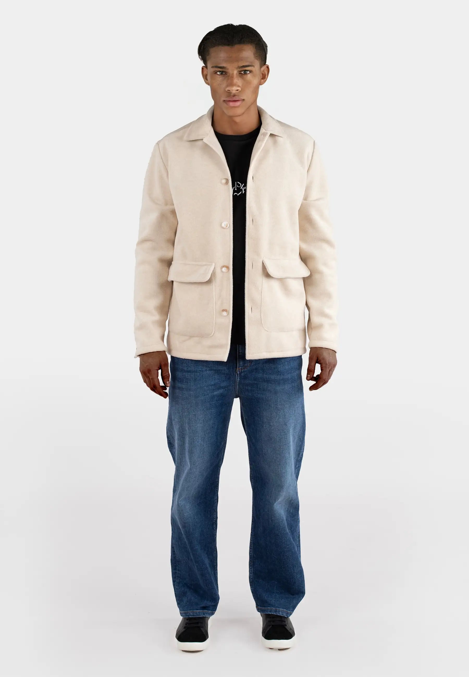 Charlie wooltouch jacket -  Beige
