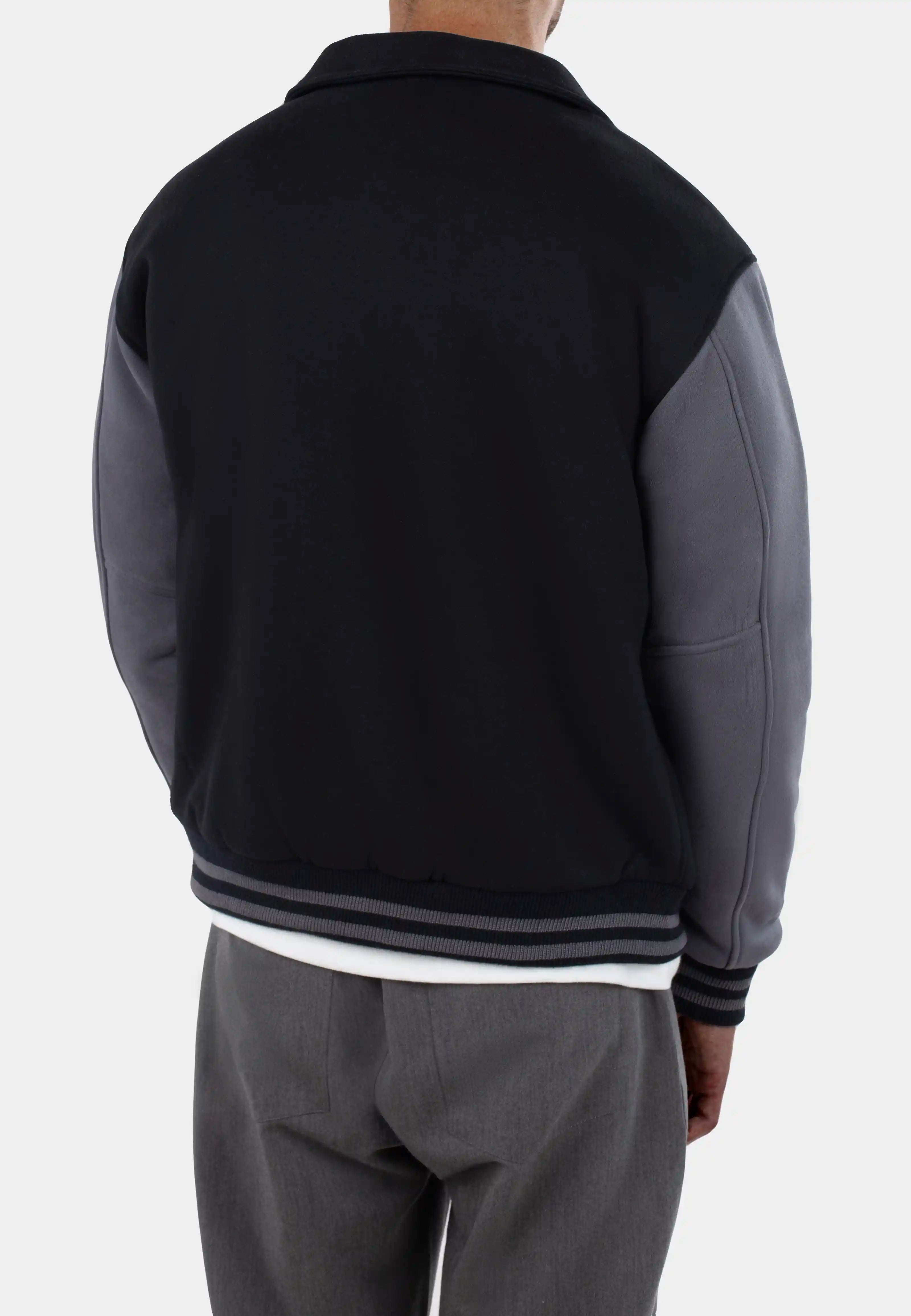 Jason varsity jacket - Dark grey
