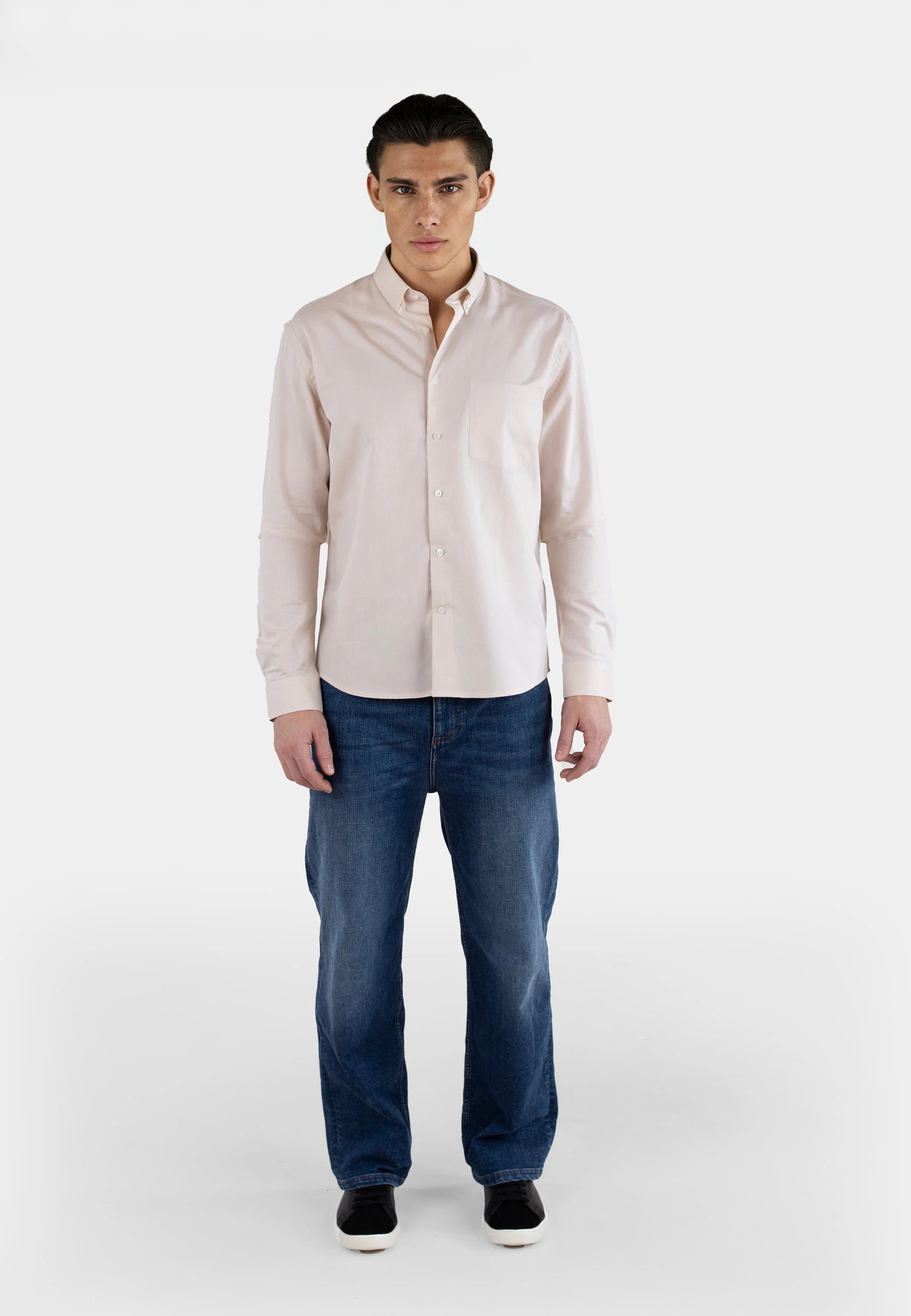 Mika straight shirt - Beige