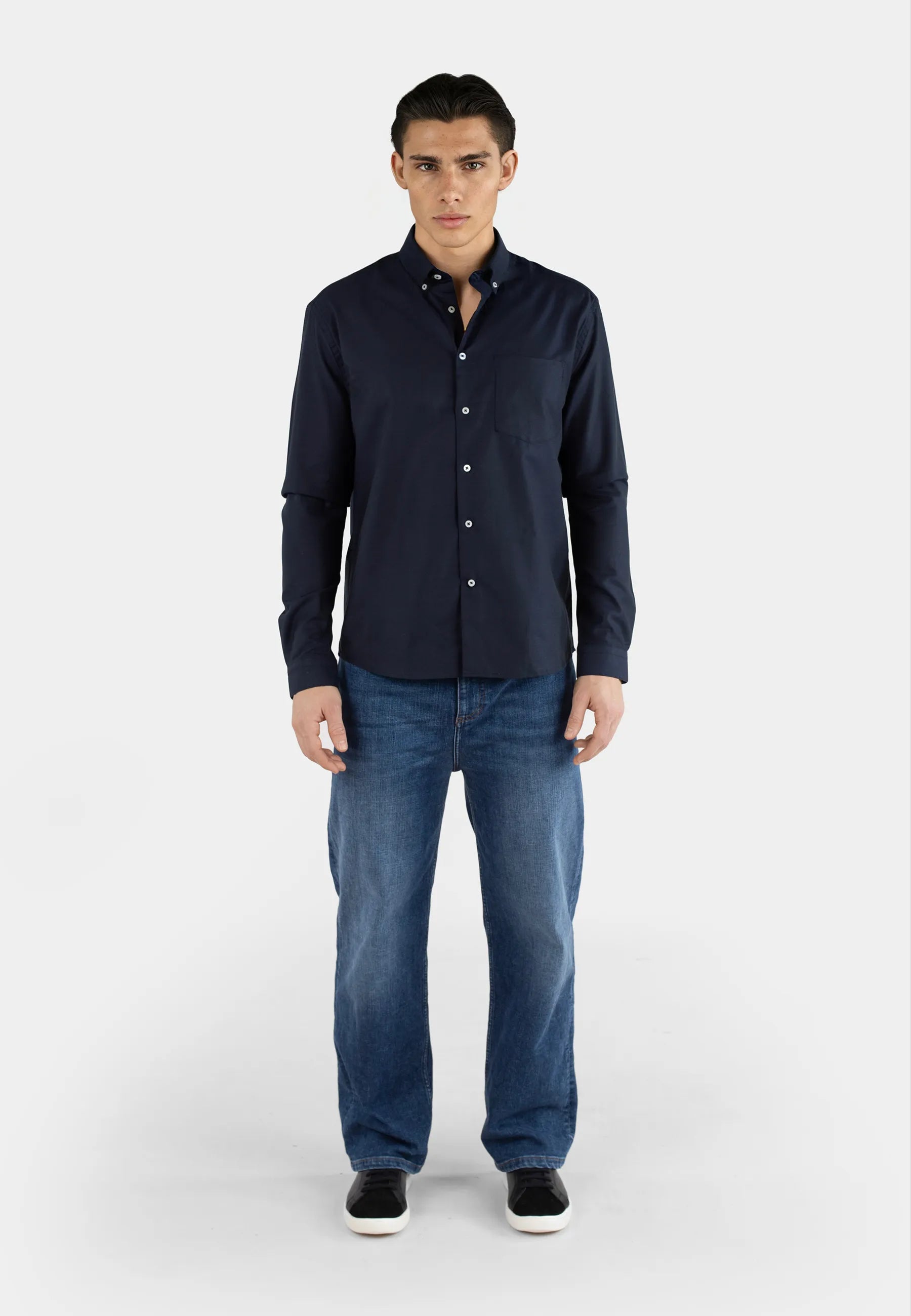 Mika straight shirt - Blue