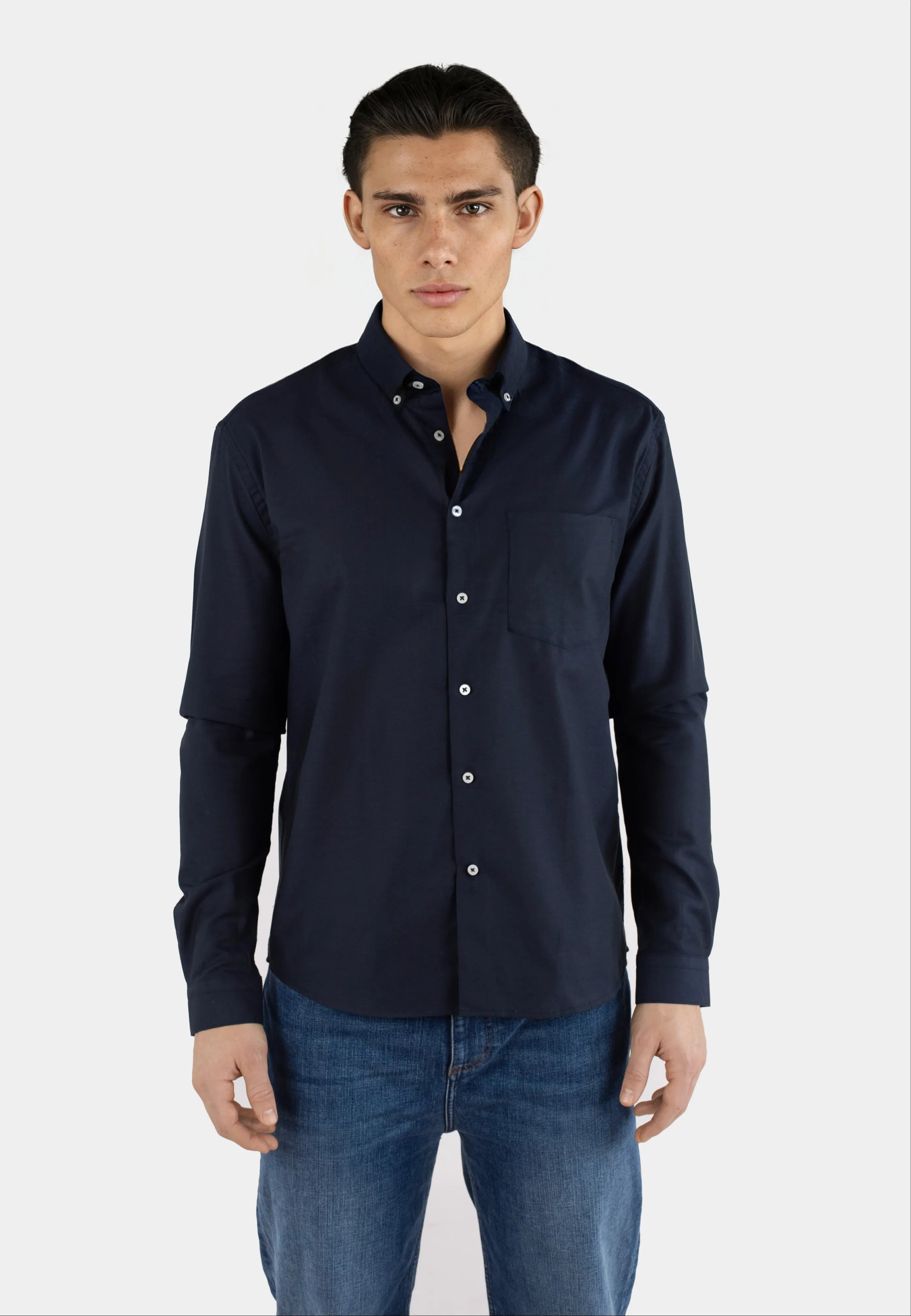 Mika straight shirt - Blue