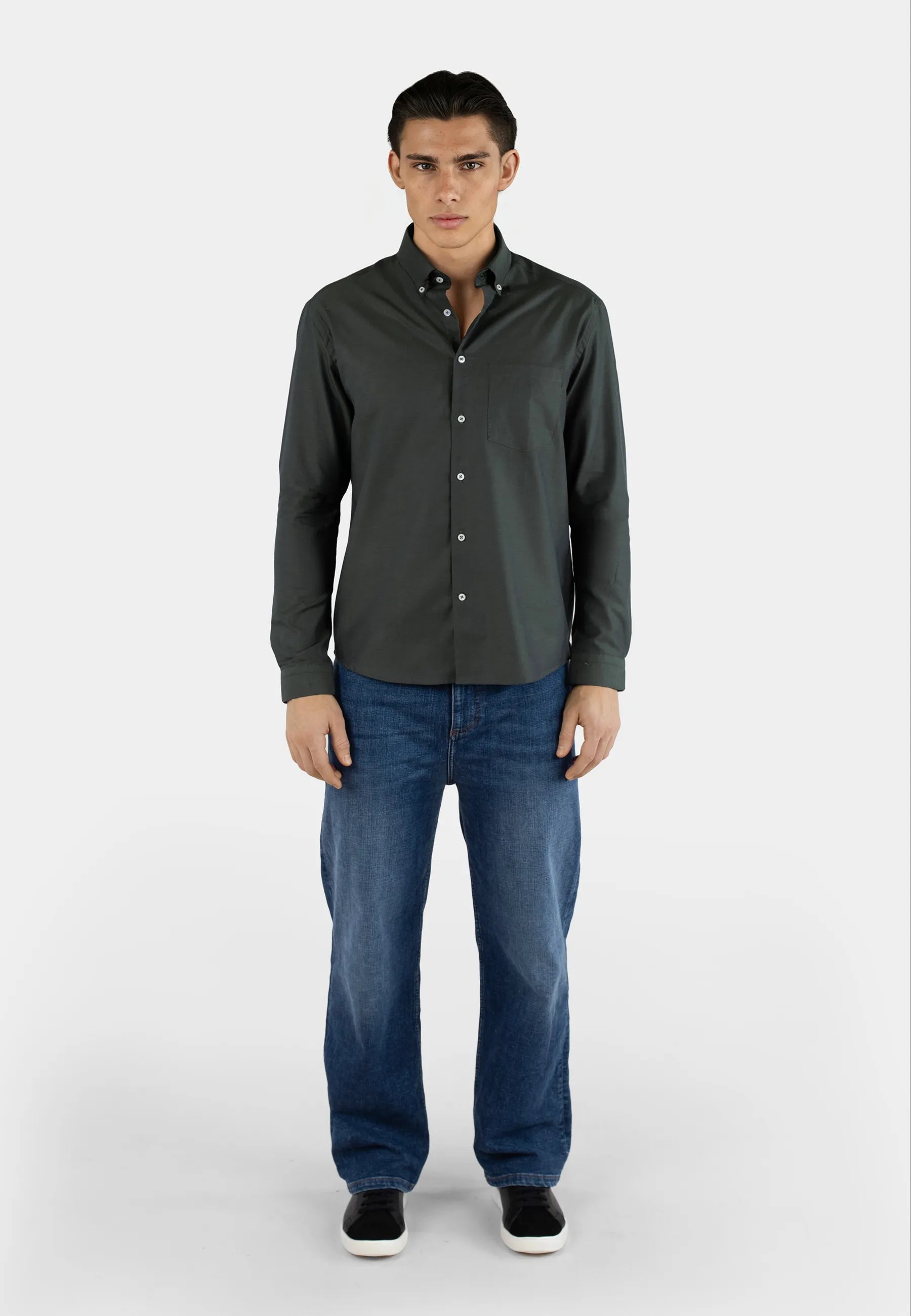 Mika straight shirt - Green