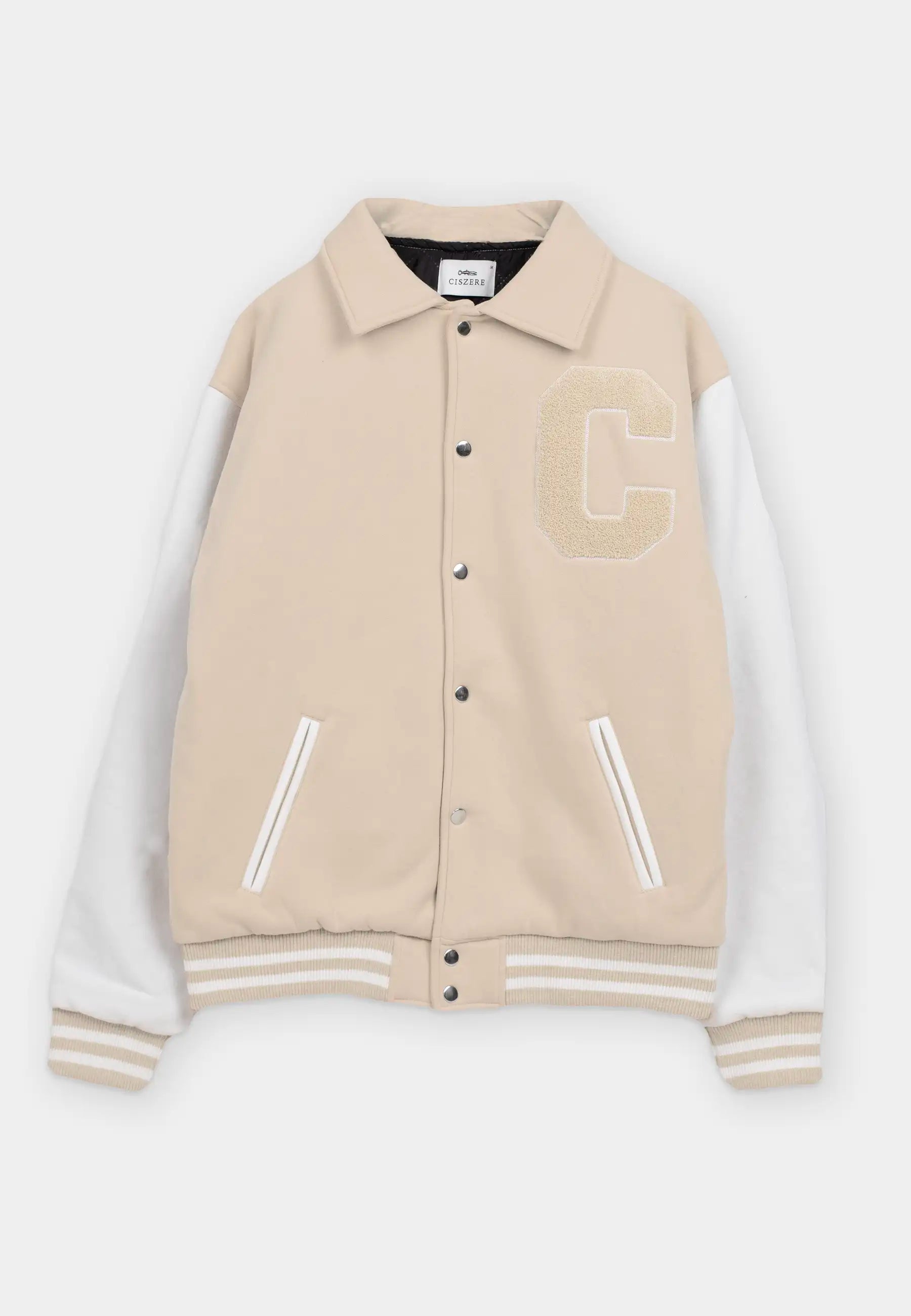 Jason varsity jacket - Sand
