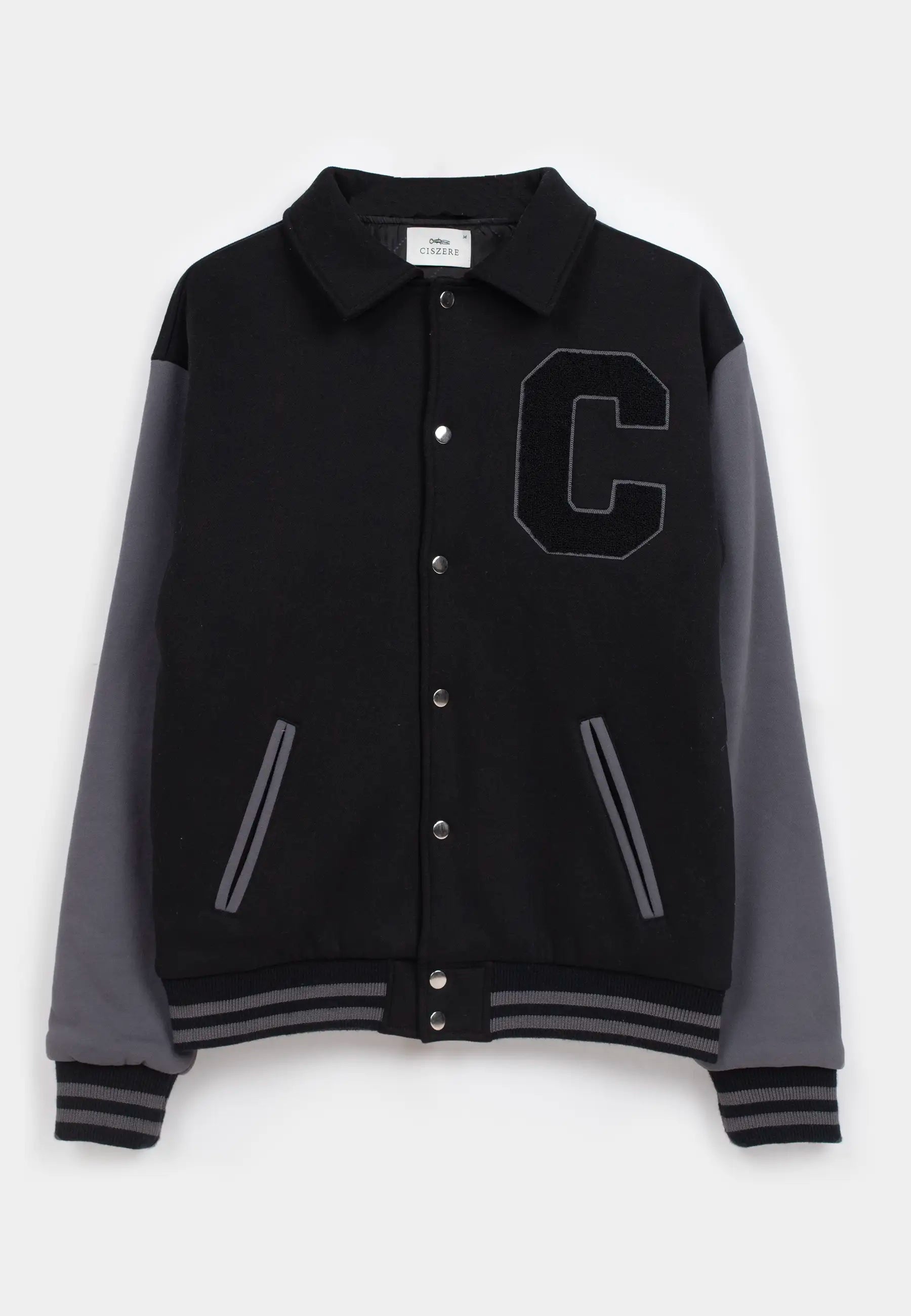 Jason varsity jacket - Dark grey