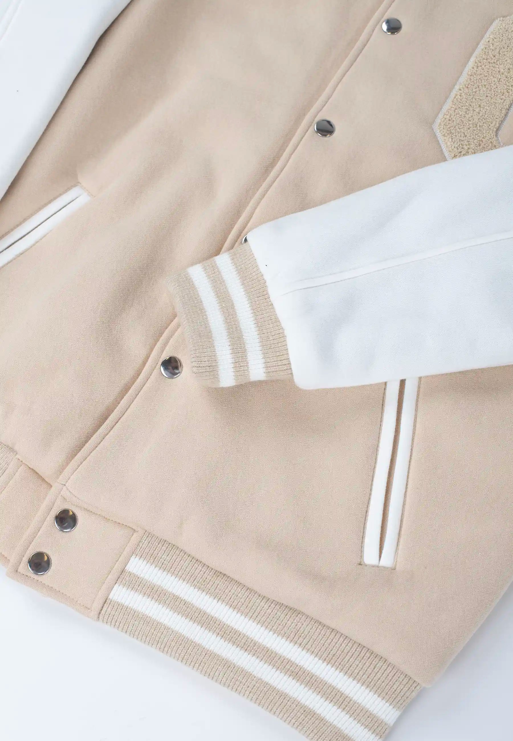 Jason varsity jacket - Sand