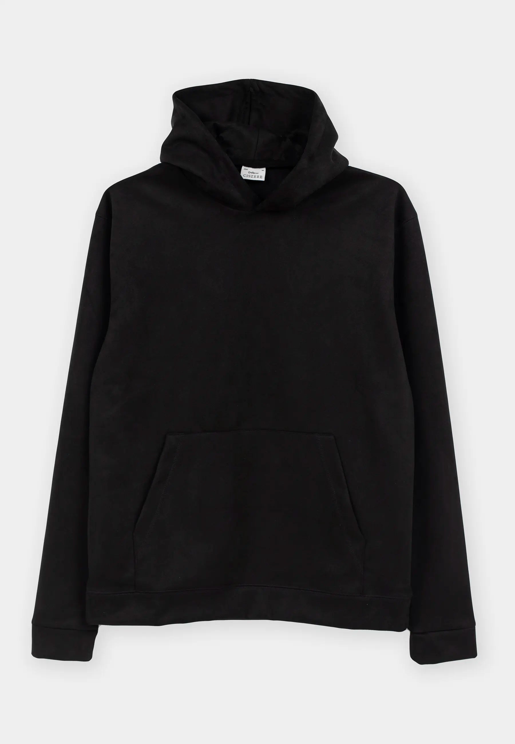 Sami faux suede hoodie - Panter black