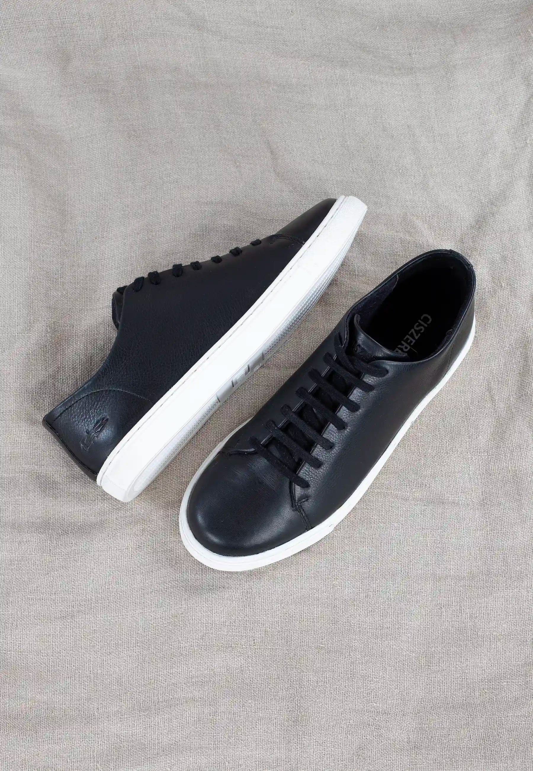 Dale lädersneaker - Svart