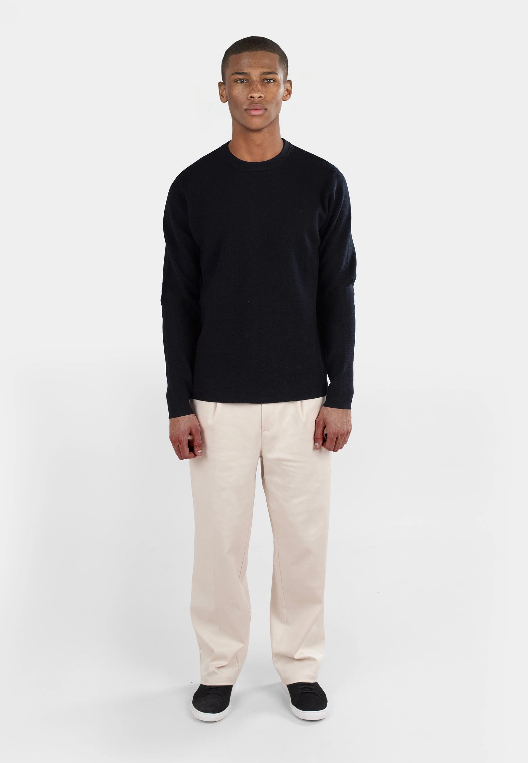 Clark knitted crewneck- Black