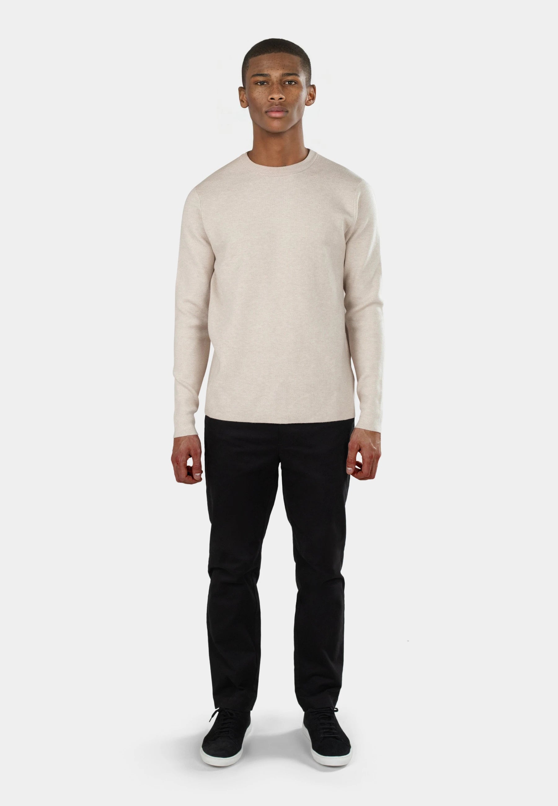 Clark knitted roundneck - Beige