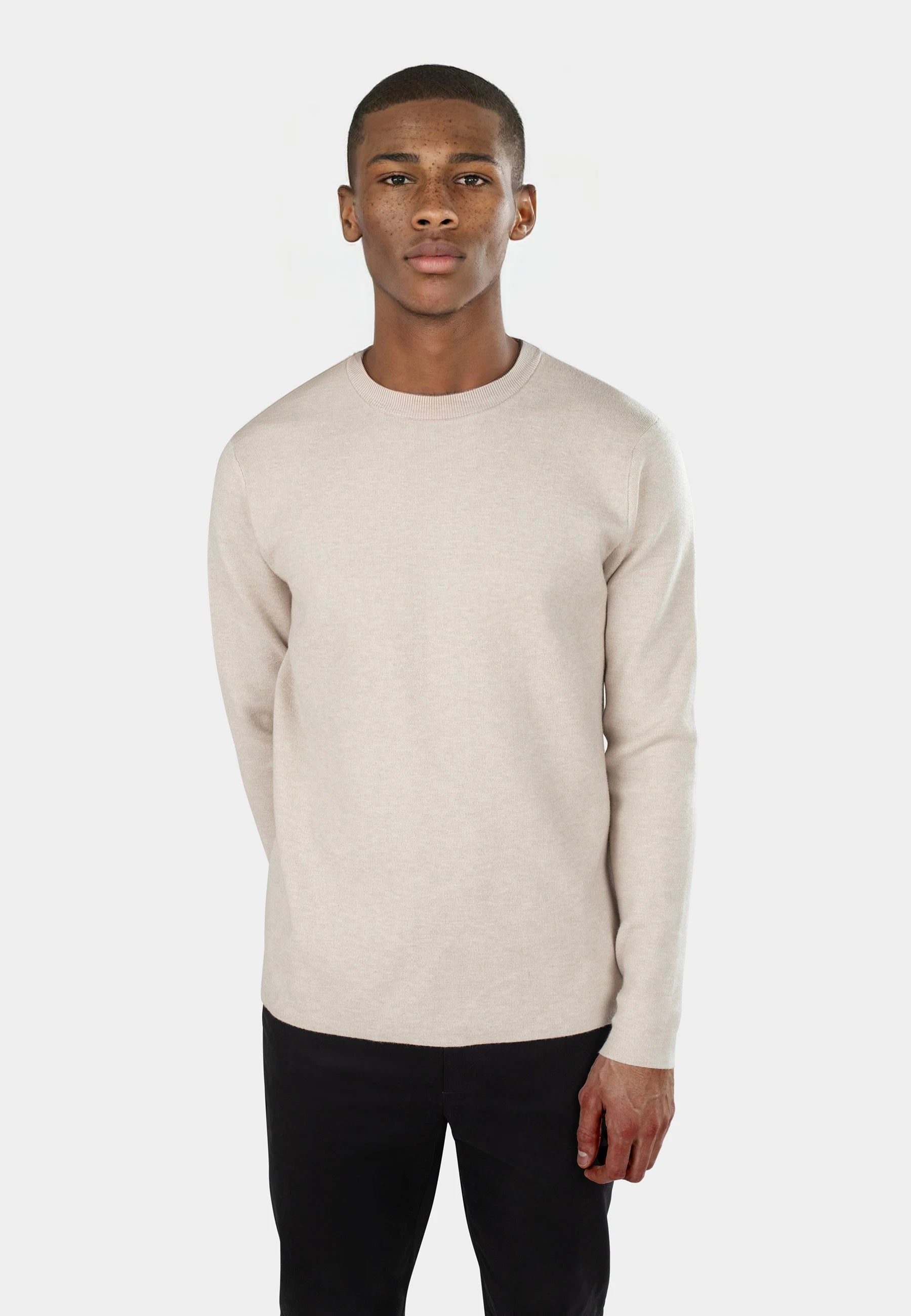 Clark knitted crewneck - Beige