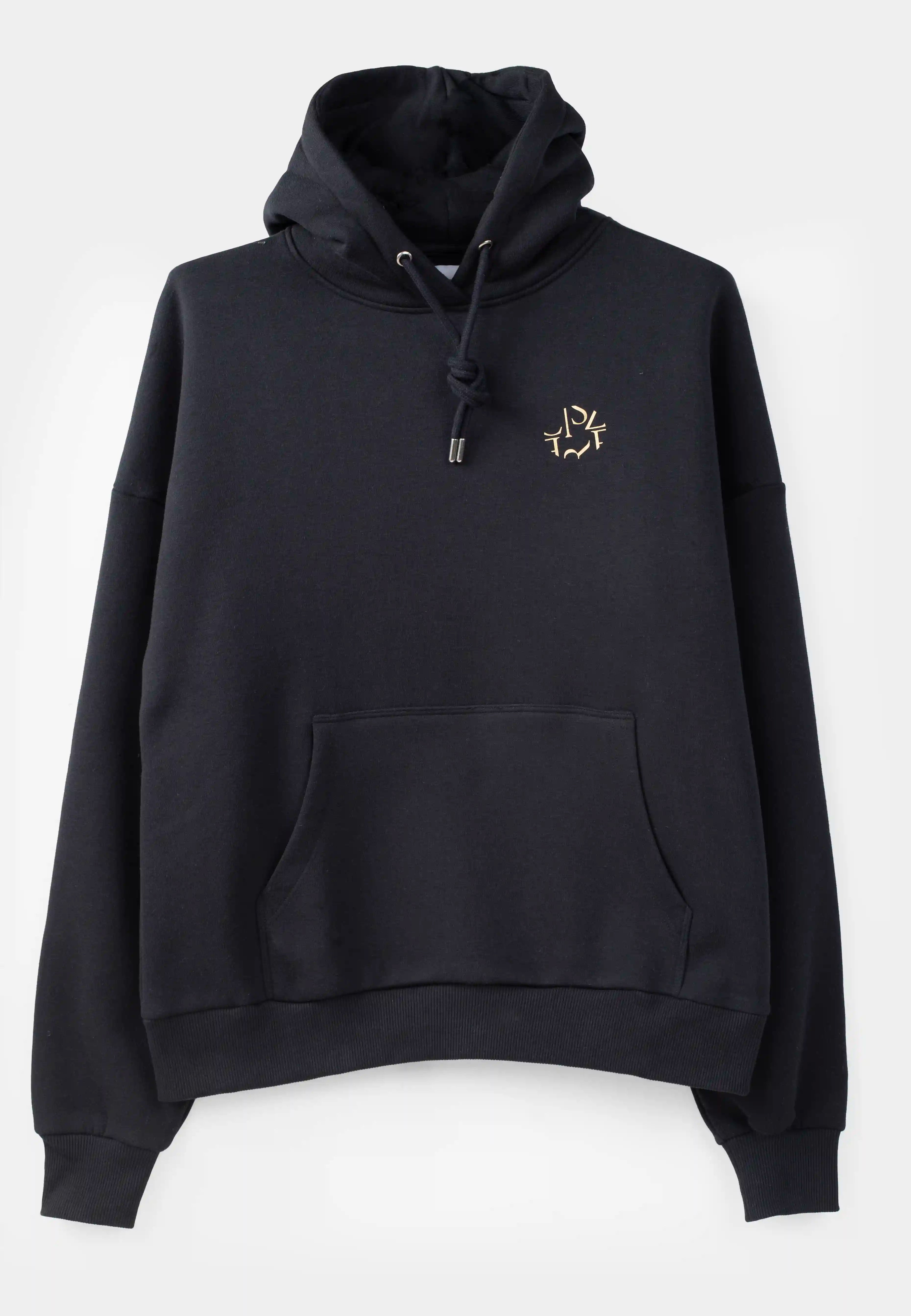 Ellipse: Hoodie GLD emblem – Black