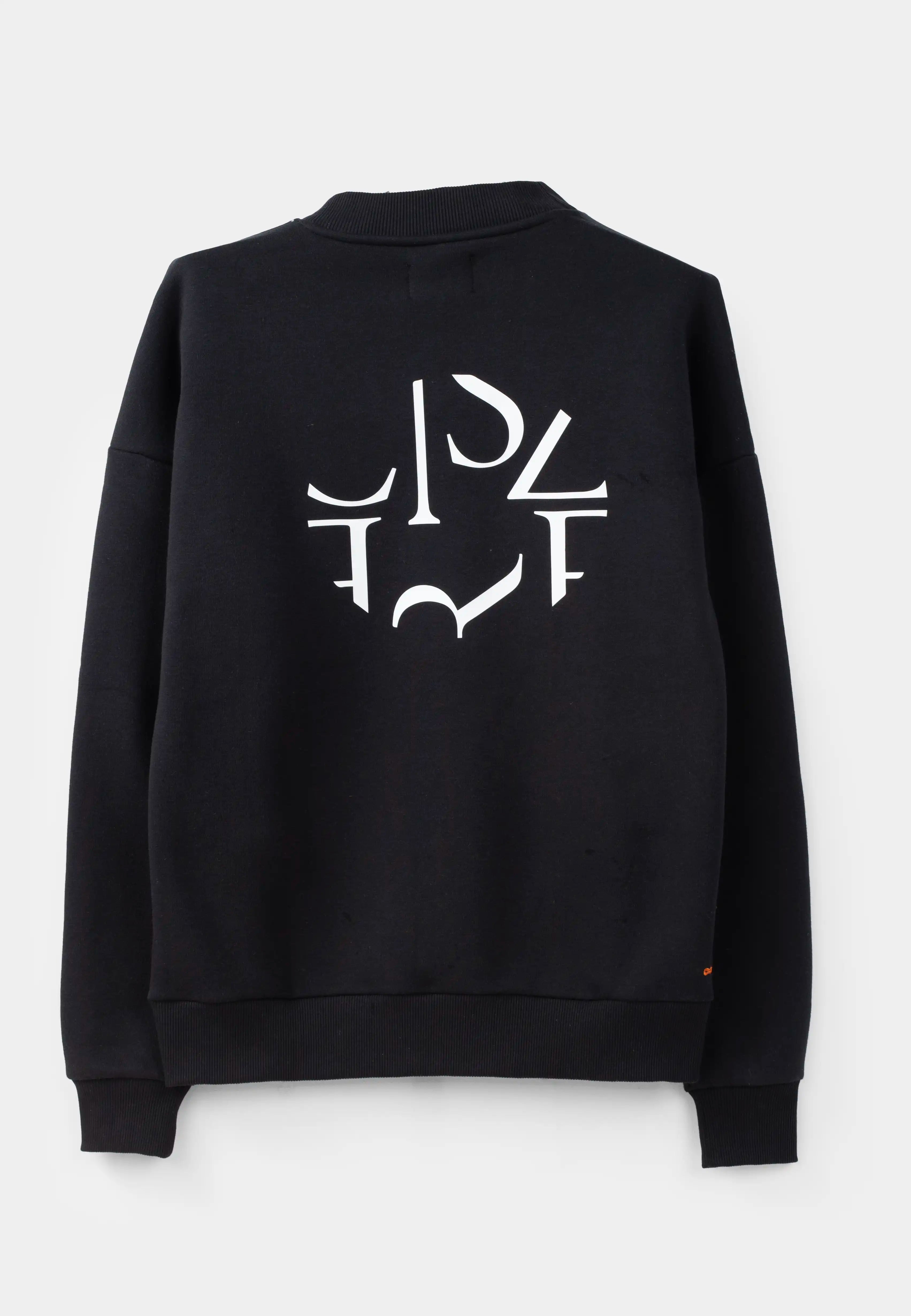 Ellipse: Sweater back emblem – Black