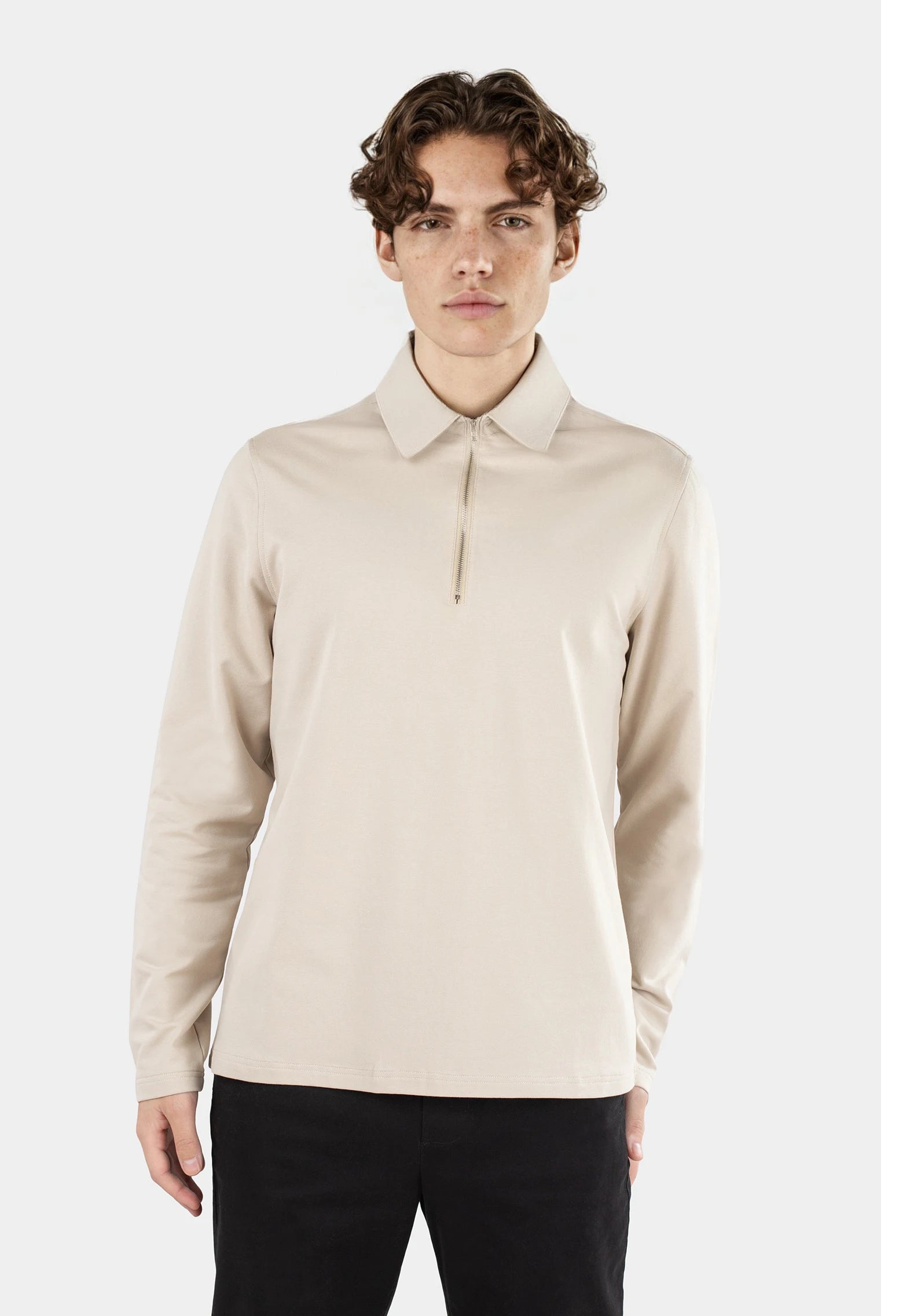 Dev 2.0 half zip shirt – Beige