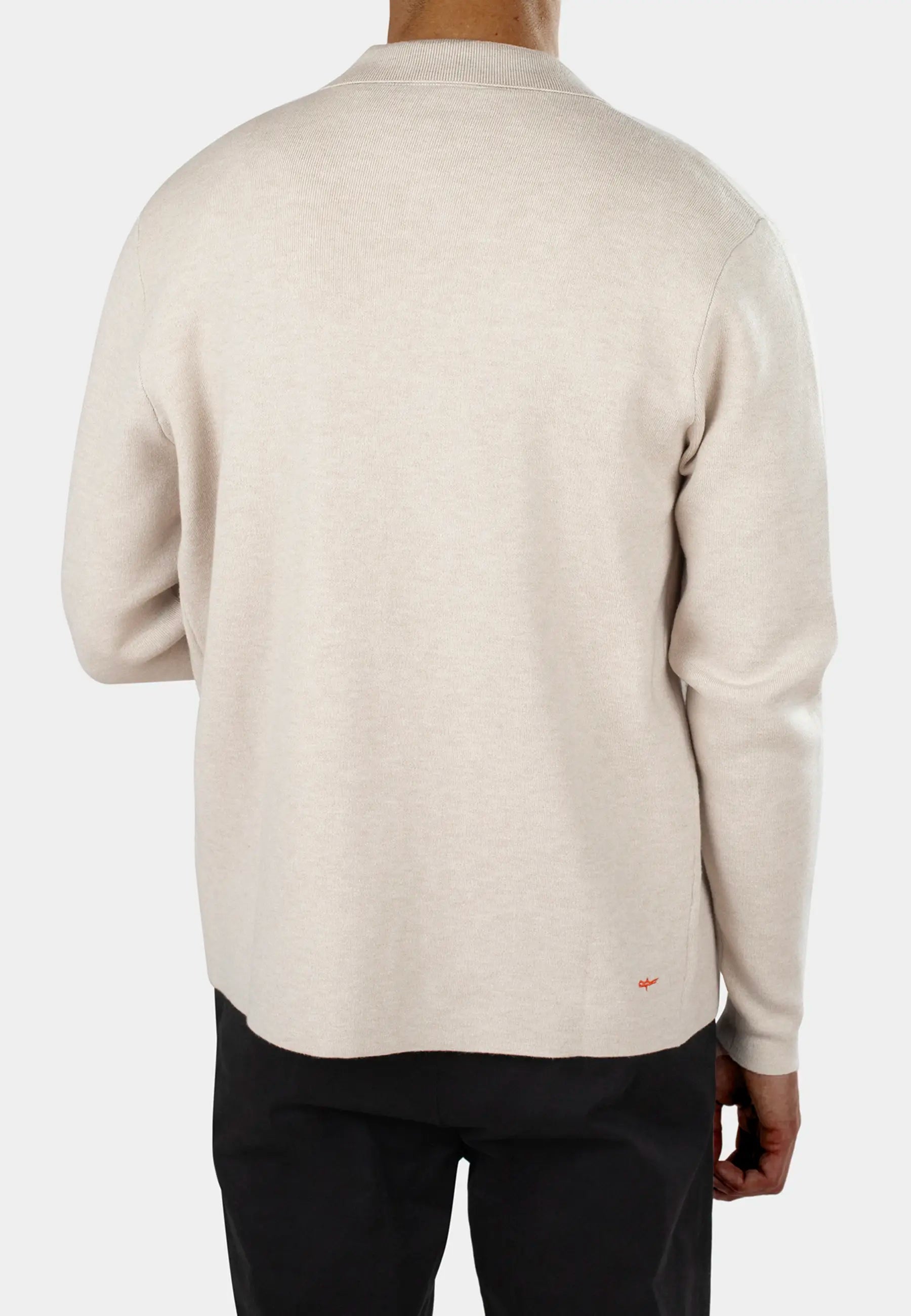 Colby knitted full zip - Beige