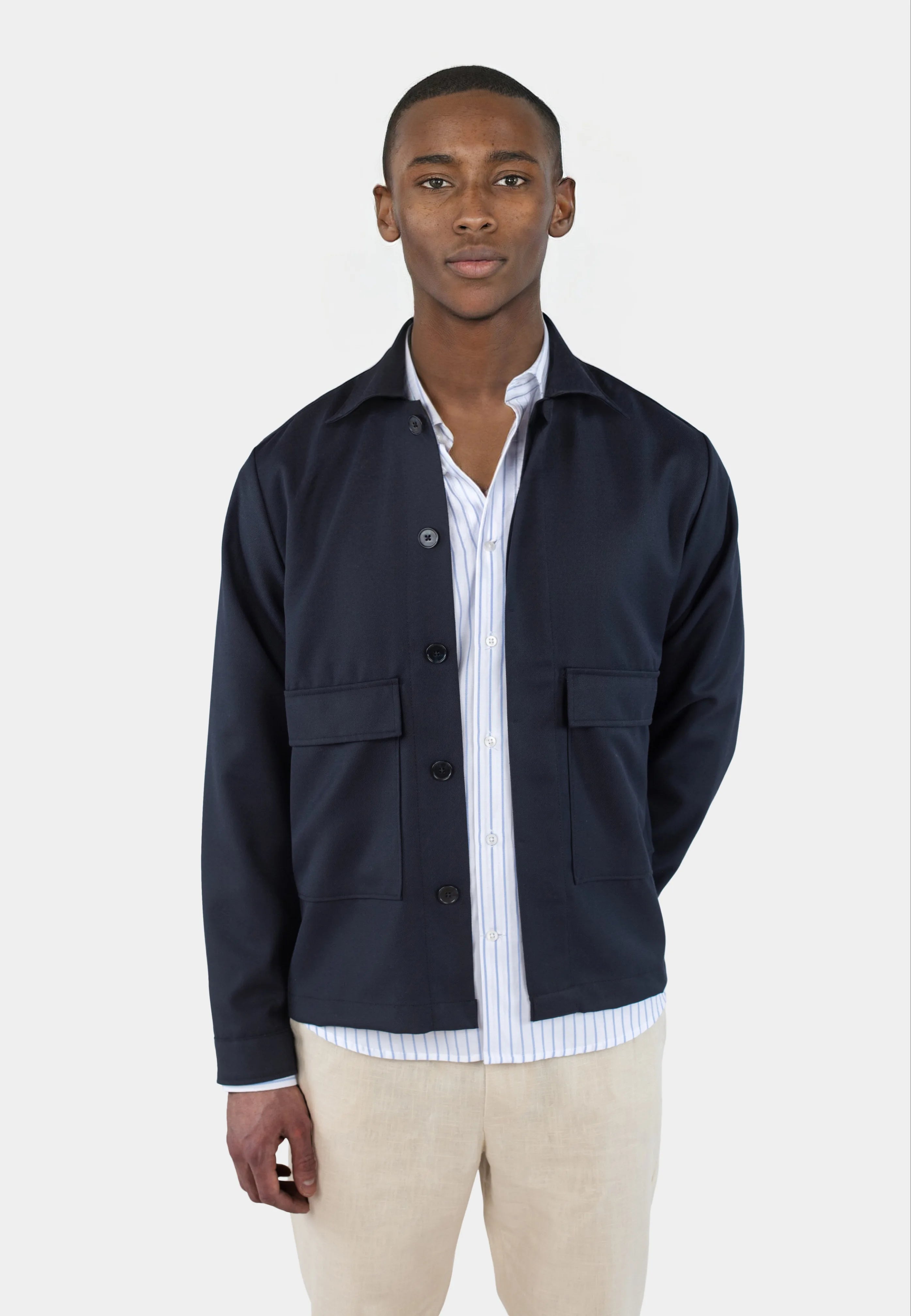 Nioz overshirt - Dark blue