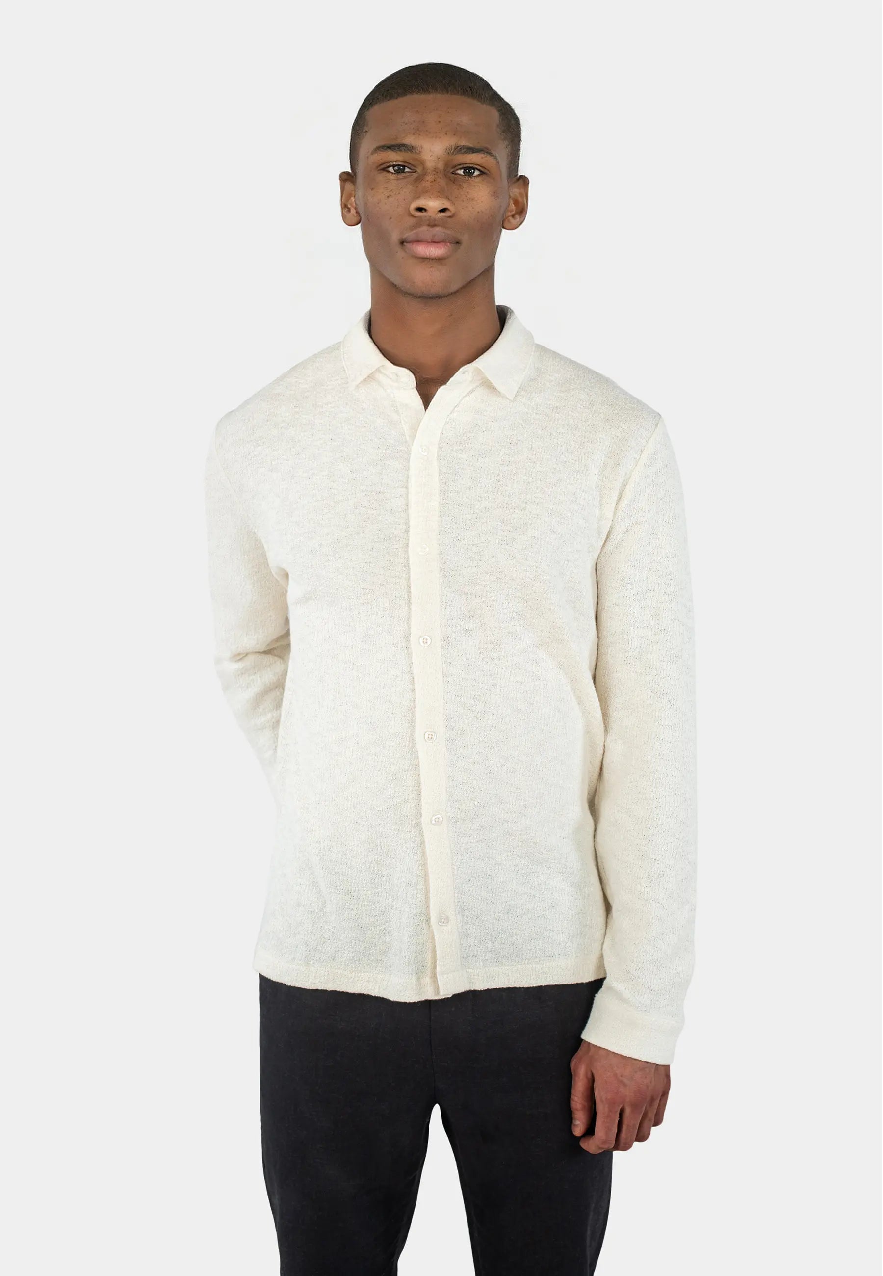 Damien boucle shirt - Beige